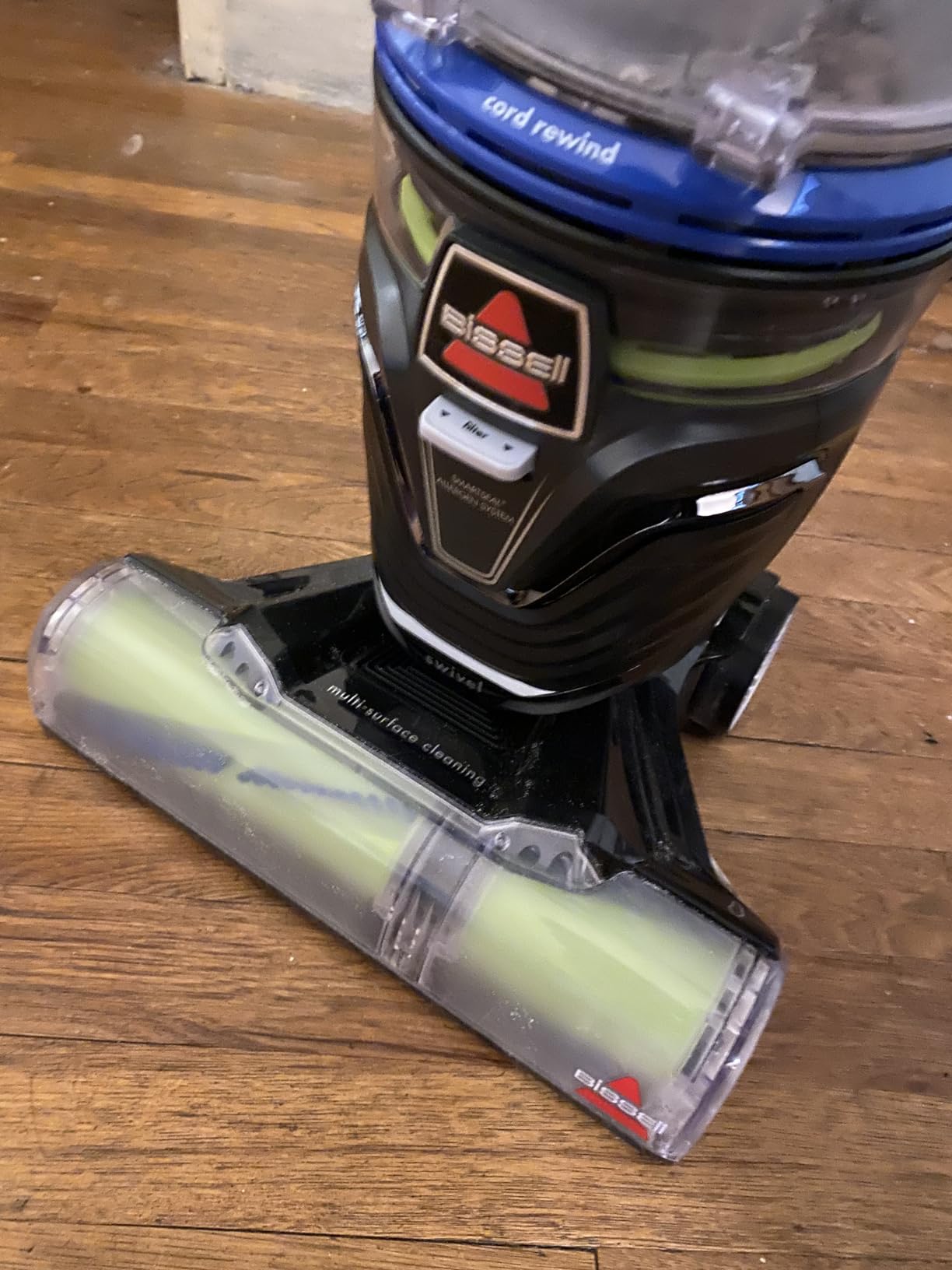 BISSELL Pet Hair Eraser Turbo Lift-Off Vacuum, w/Self-Cleaning Brush Roll, HEPA Filtration, Powerful Pet Hair Pickup with TurboBrush Pivot Tool & LED-lit dusting Brush & Crevice Tool, 3774F Customer Review BISSELL Pet Hair Eraser Turbo Lift-Off Vacuum, w/Self-Cleaning Brush Roll, HEPA Filtration, Powerful Pet Hair Pickup with TurboBrush Pivot Tool & LED-lit dusting Brush & Crevice Tool, 3774F - Customer Photo 1