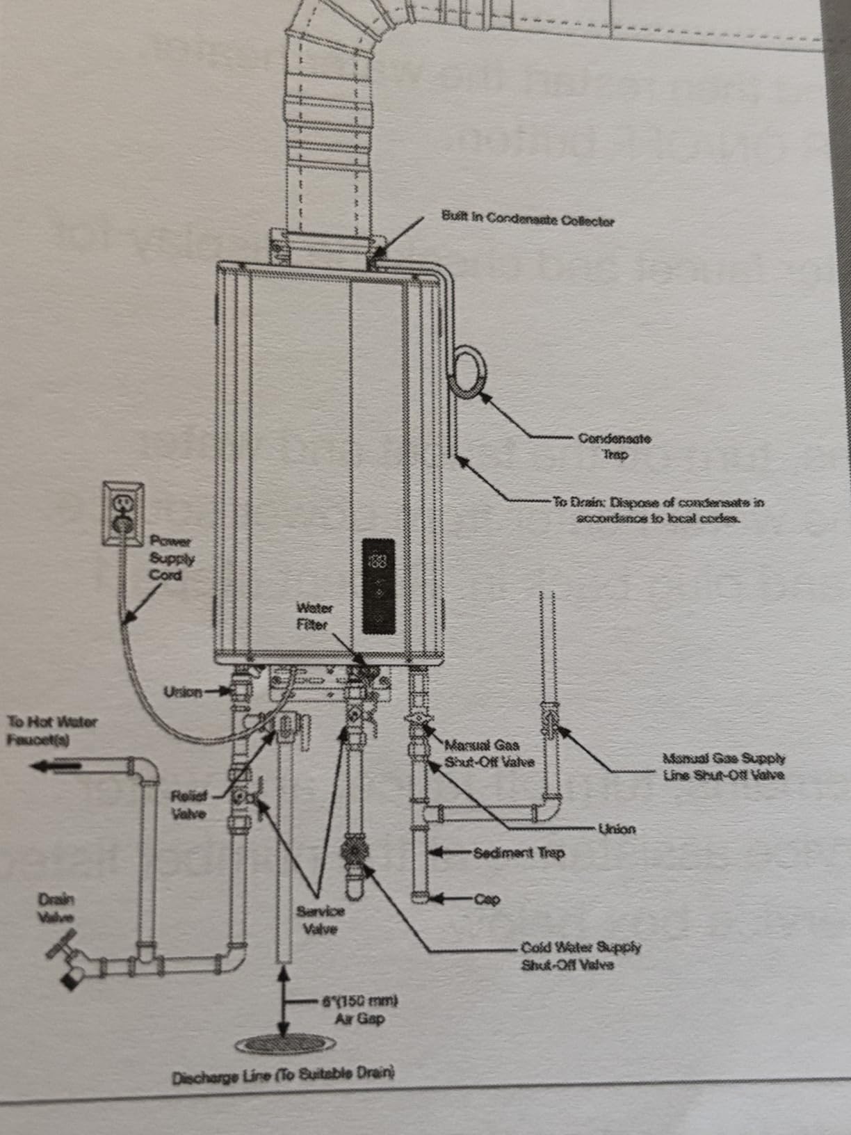 Rheem RTG-70DVLN-3 High Efficiency Non-Condensing Indoor Tankless Natural Gas Water Heater, 7.0 GPM Customer Review Rheem RTG-70DVLN-3 High Efficiency Non-Condensing Indoor Tankless Natural Gas Water Heater, 7.0 GPM - Customer Photo 2