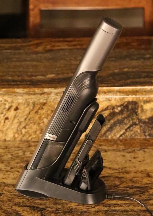 Shark WANDVAC Cordless Hand Vac, Lightweight, Versatile and Portable at 1.4 lbs., Powerful Suction for Pet Hair, Charging Dock, One-Touch Empty for Car & Home, Duster Crevice Tool, Black, WV201BK Customer Review Shark WANDVAC Cordless Hand Vac, Lightweight, Versatile and Portable at 1.4 lbs., Powerful Suction for Pet Hair, Charging Dock, One-Touch Empty for Car & Home, Duster Crevice Tool, Black, WV201BK - Customer Photo 2