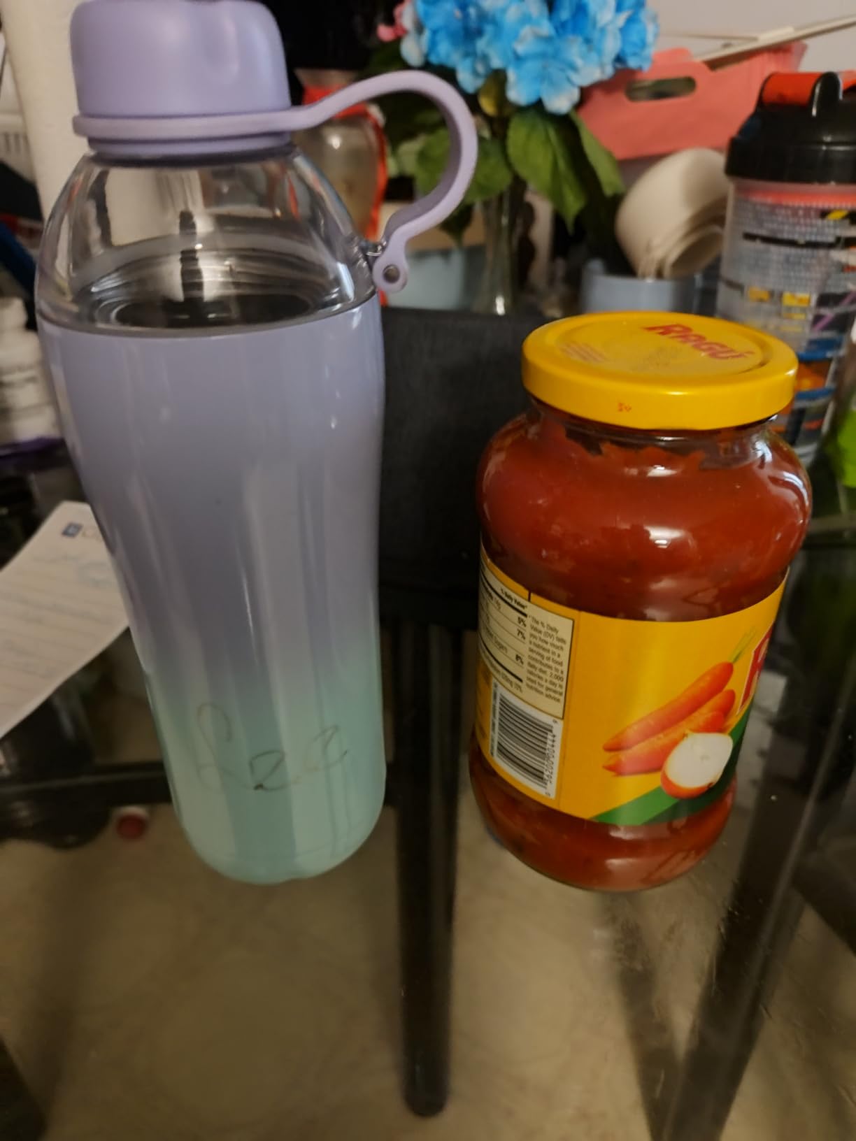 Insulated Water Bottle for Women, 18 oz Stainless Steel Water Bottles, Double Walled, 2 Lids (Chug & Tumbler) - Hydrate & Caffeinate, Gifts Customer Review Insulated Water Bottle for Women, 18 oz Stainless Steel Water Bottles, Double Walled, 2 Lids (Chug & Tumbler) - Hydrate & Caffeinate, Gifts - Customer Photo 5