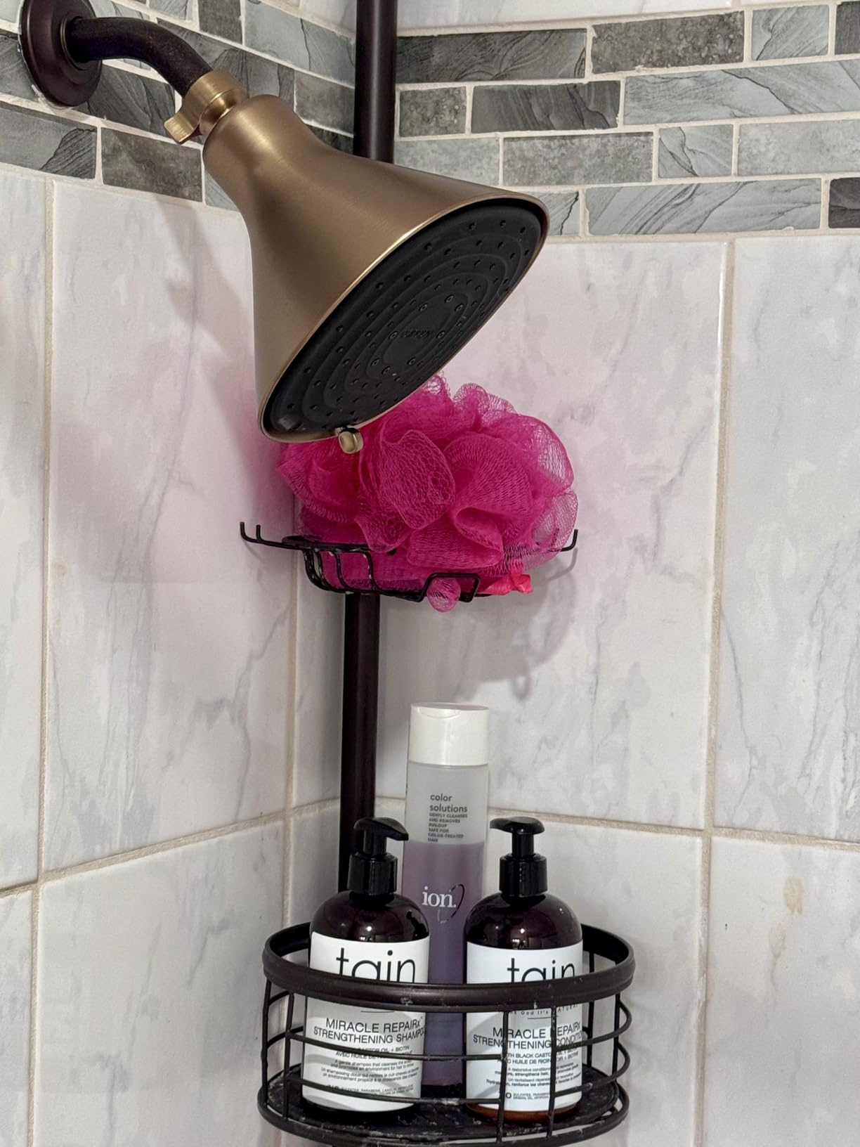 Canopy Filtered Shower Head - High Pressure Shower Head Filter for Hard Water - Shower Filter To Remove Impurities for Healthier Scalp, Skin & Hair - Support Hair Growth & Minimize Breakage - Chrome - Customer Photo 2