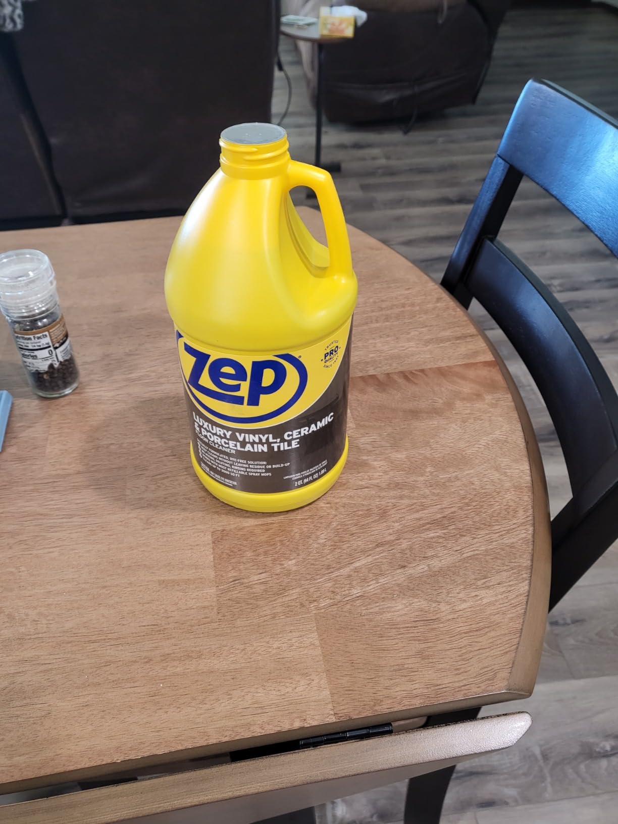 Zep Luxury Vinyl, Ceramic and Porcelain Floor Cleaner - 64 oz. ZULVCP64 Safe for Grout, Pro Formula Customer Review Zep Luxury Vinyl, Ceramic and Porcelain Floor Cleaner - 64 oz. ZULVCP64 Safe for Grout, Pro Formula - Customer Photo 1