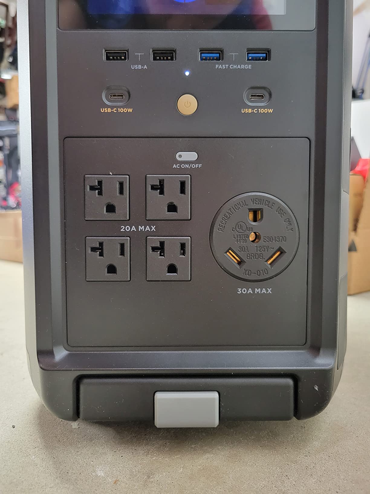 EF ECOFLOW Solar Generator 3.6KWh DELTA Pro with 2X400W Portable Solar Panel, 23% High Efficiency, 5 AC Outlets, 120V/3600W, for Home Backup Outdoors Camping RV Emergency Customer Review EF ECOFLOW Solar Generator 3.6KWh DELTA Pro with 2X400W Portable Solar Panel, 23% High Efficiency, 5 AC Outlets, 120V/3600W, for Home Backup Outdoors Camping RV Emergency - Customer Photo 2