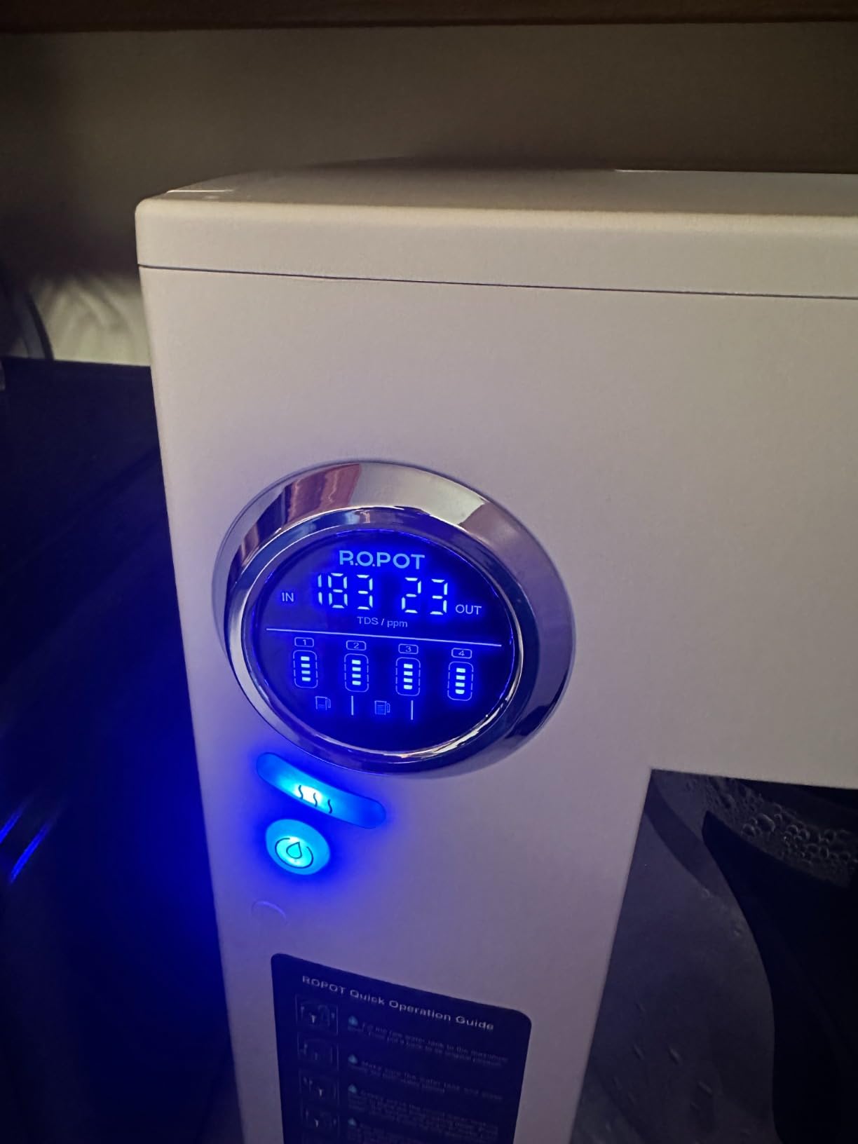 Bluevua RO100ROPOT-UV Reverse Osmosis System Countertop Water Filter - 6 Stage Purification with UV and Remineralization, Counter RO Filtration, Portable Water Purifier Customer Review Bluevua RO100ROPOT-UV Reverse Osmosis System Countertop Water Filter - 6 Stage Purification with UV and Remineralization, Counter RO Filtration, Portable Water Purifier - Customer Photo 1