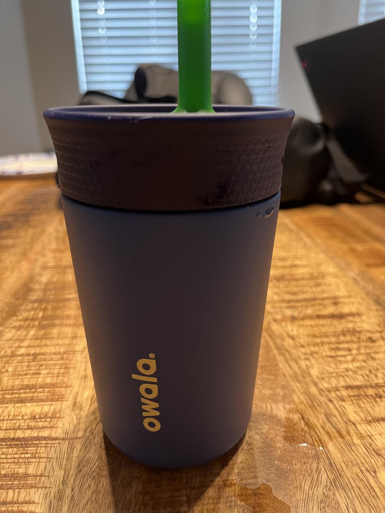 Owala Kids Insulation Stainless Steel Tumbler with Spill Resistant Flexible Straw, Easy to Clean, Kids Water Bottle, Great for Travel, Dishwasher Safe, 12 Oz, Blue and Light Green (Turtley Awesome) Customer Review Owala Kids Insulation Stainless Steel Tumbler with Spill Resistant Flexible Straw, Easy to Clean, Kids Water Bottle, Great for Travel, Dishwasher Safe, 12 Oz, Blue and Light Green (Turtley Awesome) - Customer Photo 1