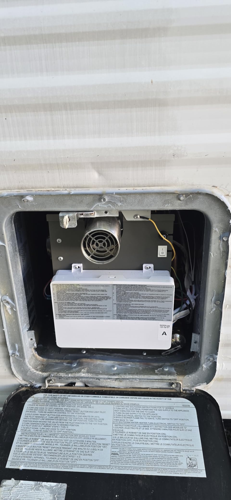 Suburban RV Tankless 60,000 BTU Water Heater - Endless Hot Water Supply, Energy Saving, Digital User Control Center, Designed for Safety, Freeze Protection (ST-60) Customer Review Suburban RV Tankless 60,000 BTU Water Heater - Endless Hot Water Supply, Energy Saving, Digital User Control Center, Designed for Safety, Freeze Protection (ST-60) - Customer Photo 1