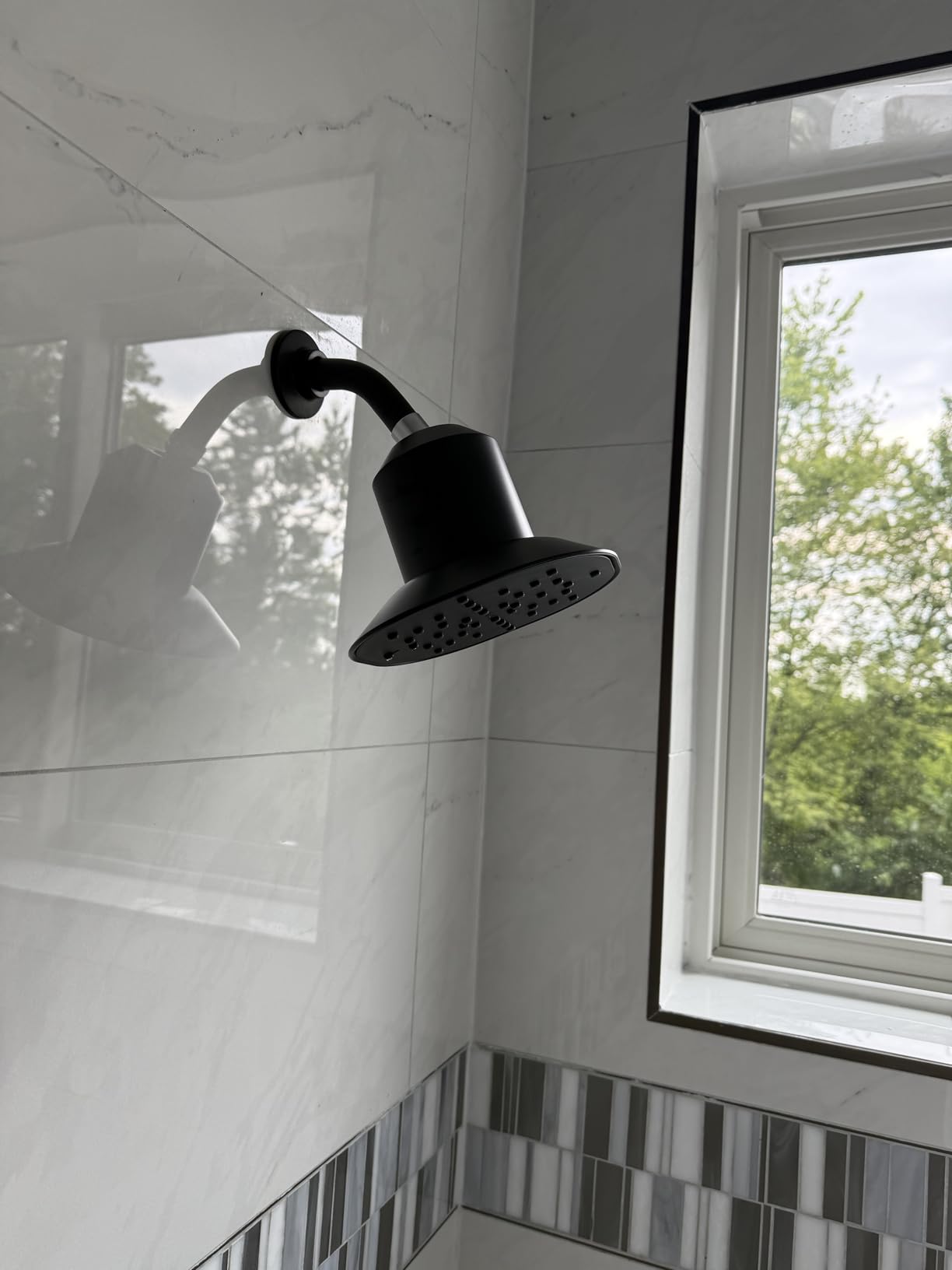 Afina Filtered Shower Head, Shower Filter for Hard Water | Improves Skin & Hair by Removing Chlorine & Toxic Chemicals from Hard Water | High Pressure Shower Filter Head Water Filter (Brushed Nickel) Customer Review Afina Filtered Shower Head, Shower Filter for Hard Water | Improves Skin & Hair by Removing Chlorine & Toxic Chemicals from Hard Water | High Pressure Shower Filter Head Water Filter (Brushed Nickel) - Customer Photo 1