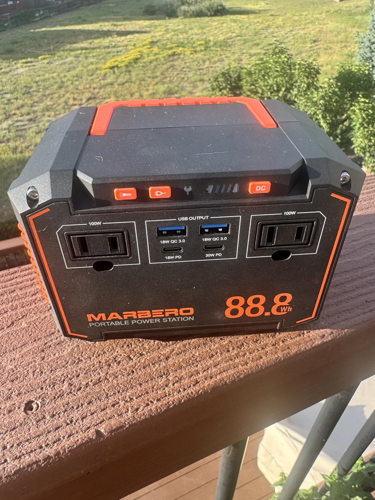 MARBERO 88.8Wh Portable Power Station Backup Lithium Battery Solar Generator 150W Max AC & 30W USB-C Output for Camping Hiking RV Off-Grid Living CPAP Home Outage Emergency (Solar Panel Optional) Customer Review MARBERO 88.8Wh Portable Power Station Backup Lithium Battery Solar Generator 150W Max AC & 30W USB-C Output for Camping Hiking RV Off-Grid Living CPAP Home Outage Emergency (Solar Panel Optional) - Customer Photo 1