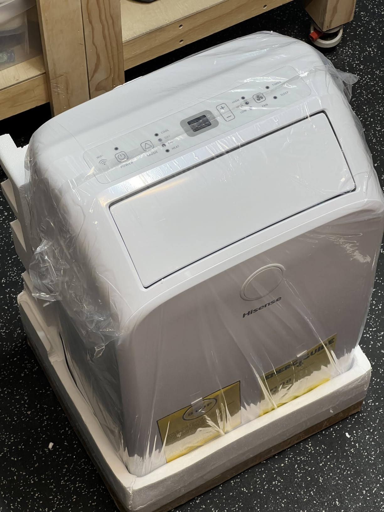 Hisense AP55023HR1GD Smart 8,000 BTU Dual Hose Portable Air Conditioner with Heat Pump (Renewed) Customer Review Hisense AP55023HR1GD Smart 8,000 BTU Dual Hose Portable Air Conditioner with Heat Pump (Renewed) - Customer Photo 2