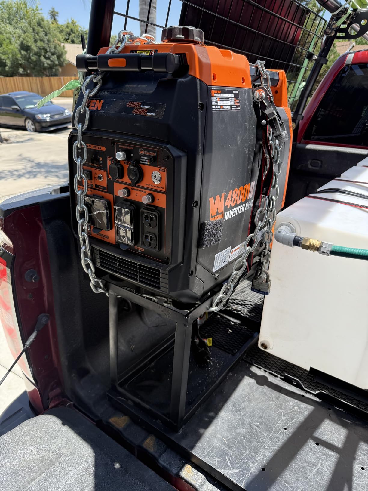 WEN Quiet and Lightweight 4800-Watt Dual Fuel RV-Ready Electric Start Portable Inverter Generator with Fuel Shut Off and CO Watchdog (DF480iX) Customer Review WEN Quiet and Lightweight 4800-Watt Dual Fuel RV-Ready Electric Start Portable Inverter Generator with Fuel Shut Off and CO Watchdog (DF480iX) - Customer Photo 1