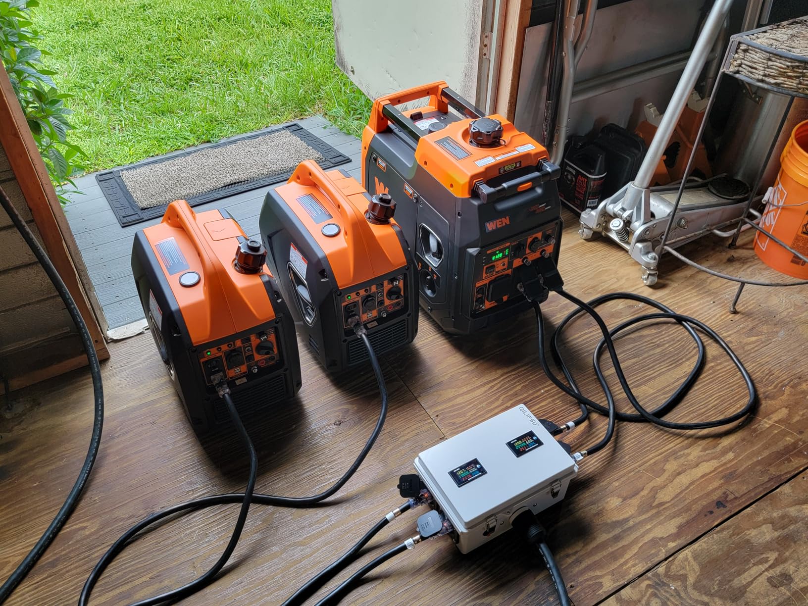 WEN Quiet and Lightweight 4800-Watt Dual Fuel RV-Ready Electric Start Portable Inverter Generator with Fuel Shut Off and CO Watchdog (DF480iX) Customer Review WEN Quiet and Lightweight 4800-Watt Dual Fuel RV-Ready Electric Start Portable Inverter Generator with Fuel Shut Off and CO Watchdog (DF480iX) - Customer Photo 2