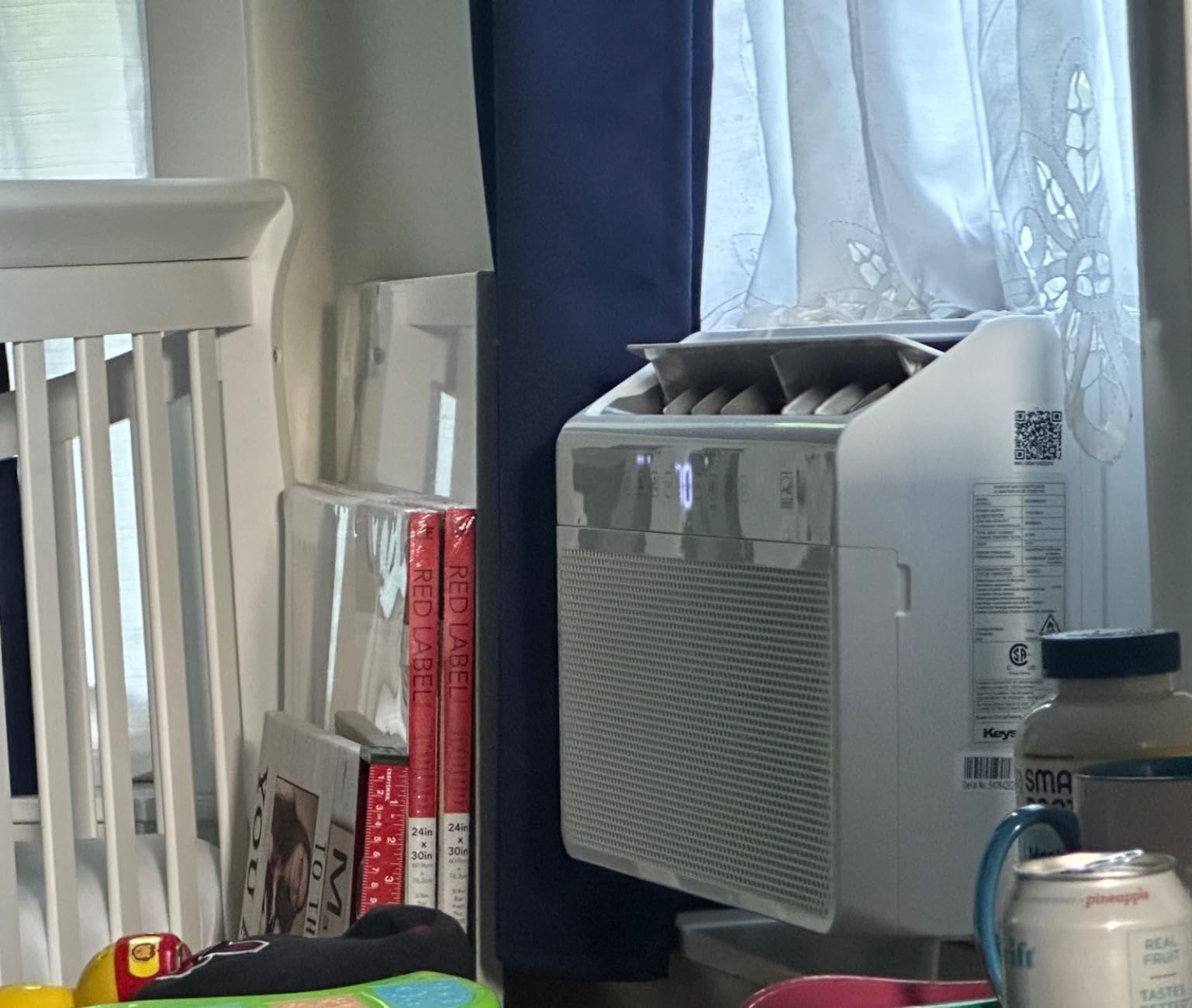 Keystone 18,000 BTU 230V Window Mounted Inverter Air Conditioner with Quiet, High Efficiency Operation and Remote, Window AC Unit for Apartment, Living Room, Bedroom, Large Rooms up to 1000-Sq. Ft. - Customer Photo 2