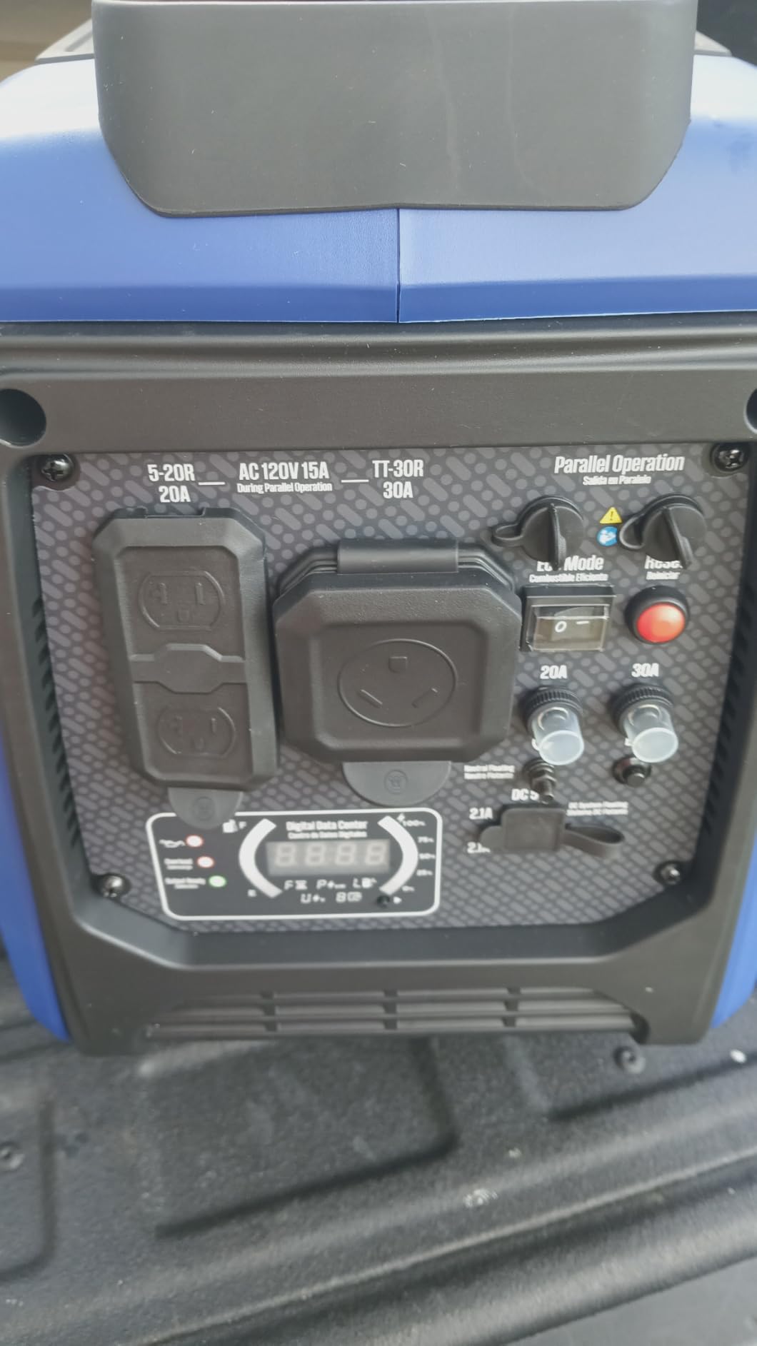 Westinghouse 2550 Peak Watt Super Quiet & Lightweight Portable Inverter Generator, RV Ready 30A Outlet, Gas Powered, Parallel Capable, Long Run Time,Blue Customer Review Westinghouse 2550 Peak Watt Super Quiet & Lightweight Portable Inverter Generator, RV Ready 30A Outlet, Gas Powered, Parallel Capable, Long Run Time,Blue - Customer Photo 1