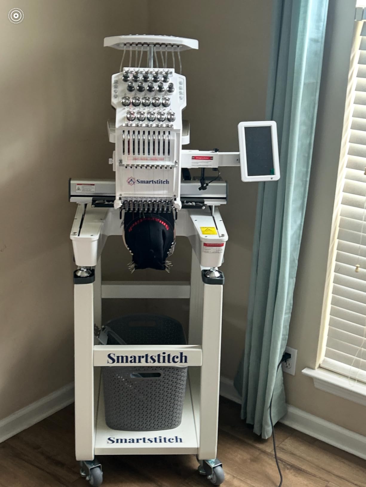 Smartstitch S-1001 Upgraded Embroidery Machine with 10 Needles, 1200SPM Max Speed, 7 Smartstitch S-1001 Upgraded Embroidery Machine with 10 Needles, 1200SPM Max Speed, 7