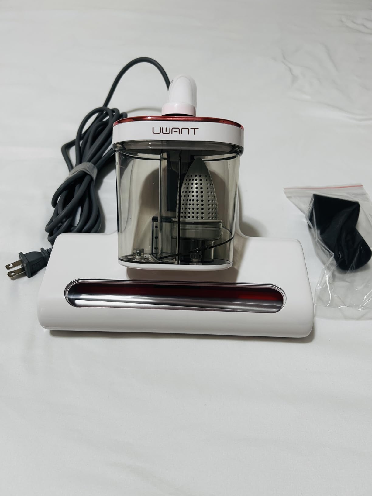 uwant Mattress Vacuum 450W 16Kpa 36000RPM/MIN Bed Vacuum with 149℉ Heating &Ultrasonic, Dual Dust Cup, Smart Display Screen Mattress Vacuums for Skin Health Customer Review uwant Mattress Vacuum 450W 16Kpa 36000RPM/MIN Bed Vacuum with 149℉ Heating &Ultrasonic, Dual Dust Cup, Smart Display Screen Mattress Vacuums for Skin Health - Customer Photo 1