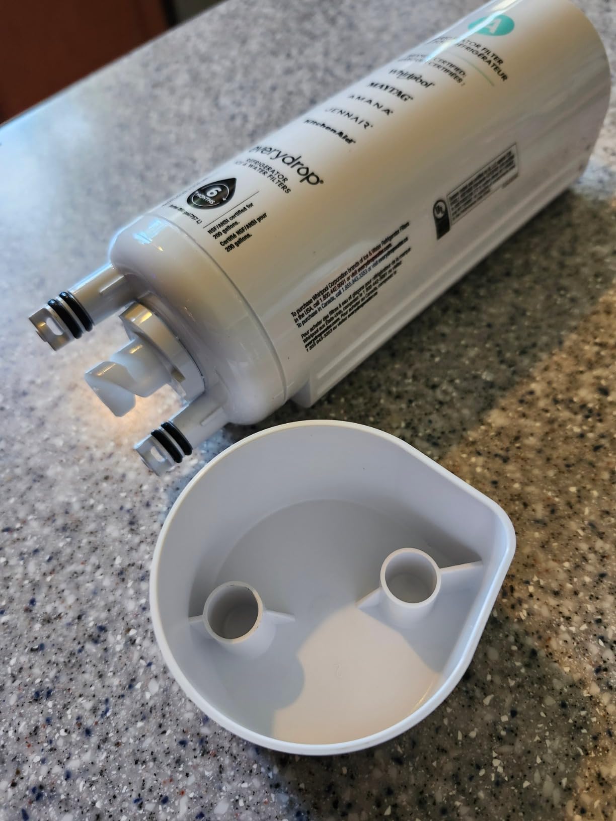 everydrop® by Whirlpool Refrigerator Water Filter A - EDRARXD1 (Pack of 1) Customer Review everydrop® by Whirlpool Refrigerator Water Filter A - EDRARXD1 (Pack of 1) - Customer Photo 1