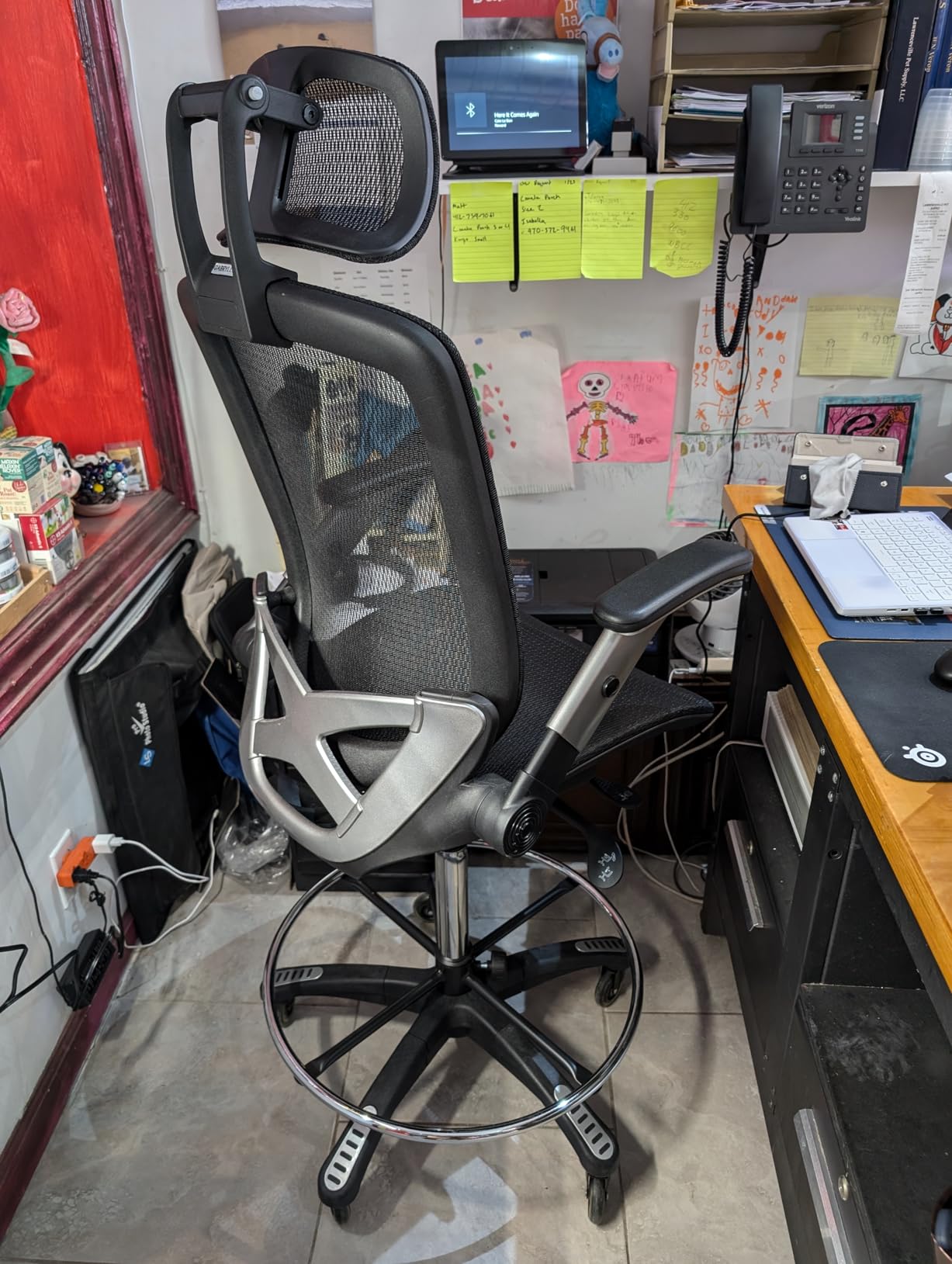 GABRYLLY Ergonomic Office Chair with Adjustable Lumbar Support, 3D Armrests & Headrest, 135° Reclining Chair with Footrest & Large Steel Base,300LBS Swivel Desk Chair(GYMN01) Customer Review GABRYLLY Ergonomic Office Chair with Adjustable Lumbar Support, 3D Armrests & Headrest, 135° Reclining Chair with Footrest & Large Steel Base,300LBS Swivel Desk Chair(GYMN01) - Customer Photo 2
