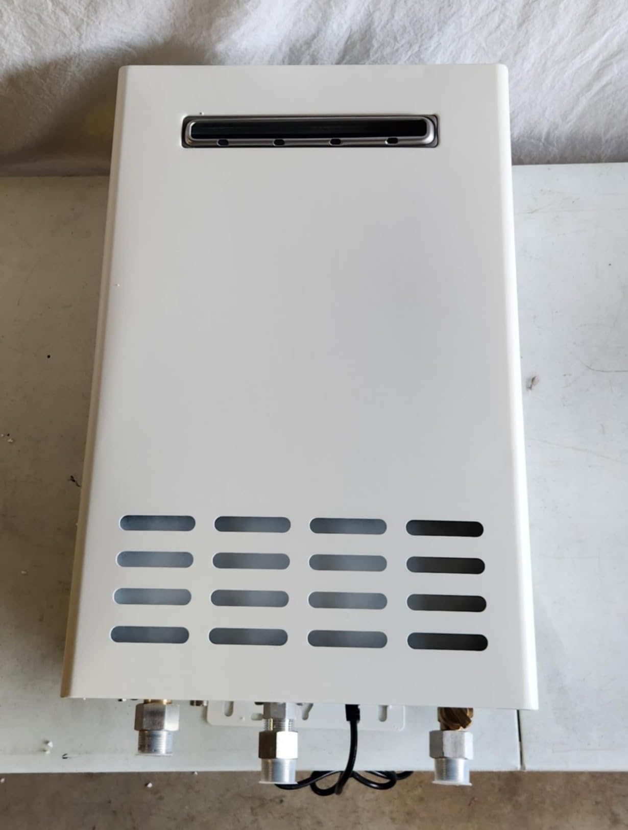 Propane Tankless Water Heater Outdoor, 5.2 GPM 130000 BTU On Demand Hot Water Heater with Remote Control, 110V Residential Instant Propane Waterheater Customer Review Propane Tankless Water Heater Outdoor, 5.2 GPM 130000 BTU On Demand Hot Water Heater with Remote Control, 110V Residential Instant Propane Waterheater - Customer Photo 1
