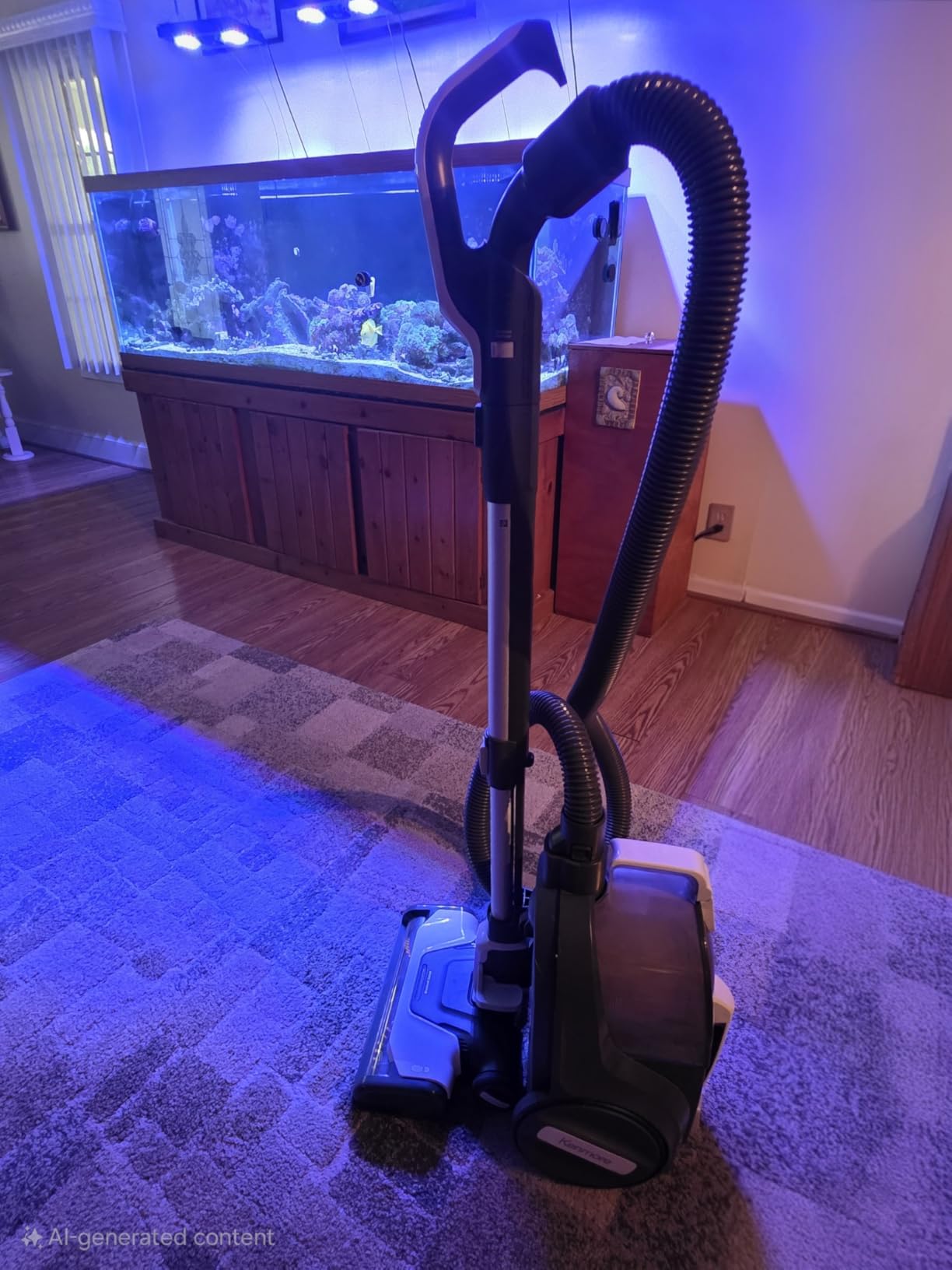 Kenmore DC5070 500 Series Bagless Canister Vacuum with Hair Eliminator Brushroll, 2-Motor Cyclonic Technology, HEPA Filtration & 24' Auto Cord Rewind for Pet, Carpets, Hard Floors, Stairs, White Customer Review Kenmore DC5070 500 Series Bagless Canister Vacuum with Hair Eliminator Brushroll, 2-Motor Cyclonic Technology, HEPA Filtration & 24' Auto Cord Rewind for Pet, Carpets, Hard Floors, Stairs, White - Customer Photo 1
