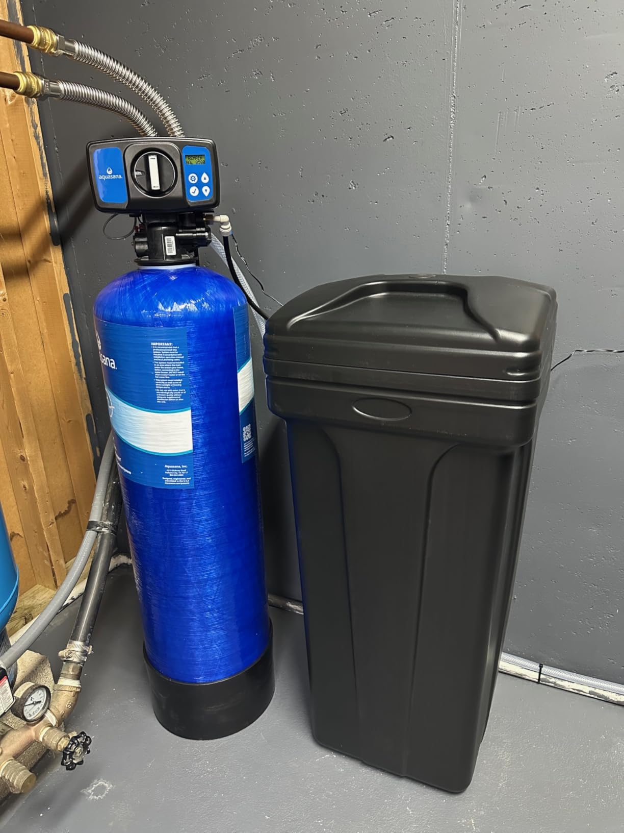 Aquasana SimplySoft® 40,000 Grain Water Softener - Whole House Hard Water Reduction - Base Tank & Cabinet System WH-SF40-BASE Customer Review Aquasana SimplySoft® 40,000 Grain Water Softener - Whole House Hard Water Reduction - Base Tank & Cabinet System WH-SF40-BASE - Customer Photo 1