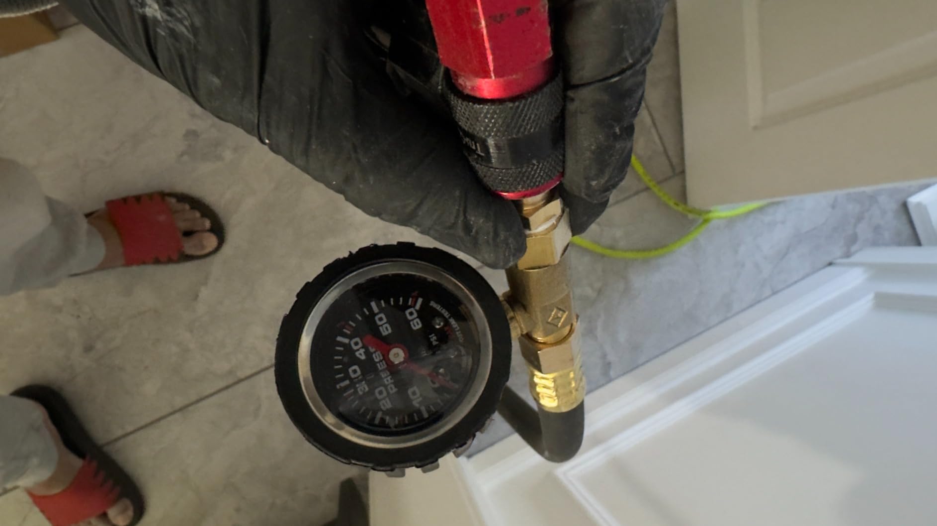Boltigen Upgraded RV Winterizing Kit, 17'' RV Winterizing Hose with Oil Pressure Gauge & Control Valve, Air Compressor Sprinkler Blowout Adapter Kit, for RV, Camper, Boat, Travel Trailer, Garden Hose Customer Review Boltigen Upgraded RV Winterizing Kit, 17'' RV Winterizing Hose with Oil Pressure Gauge & Control Valve, Air Compressor Sprinkler Blowout Adapter Kit, for RV, Camper, Boat, Travel Trailer, Garden Hose - Customer Photo 2
