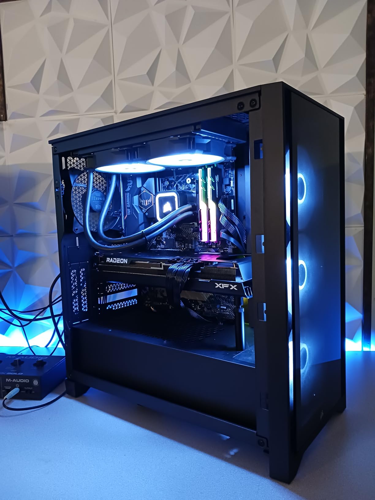 CORSAIR Nautilus 360 RS ARGB Liquid CPU Cooler – 360mm AIO – Low-Noise – Direct Motherboard Connection – Daisy-Chain – Intel LGA 1851/1700, AMD AM5/AM4 – 3X RS120 ARGB Fans Included – White - Customer Photo 2