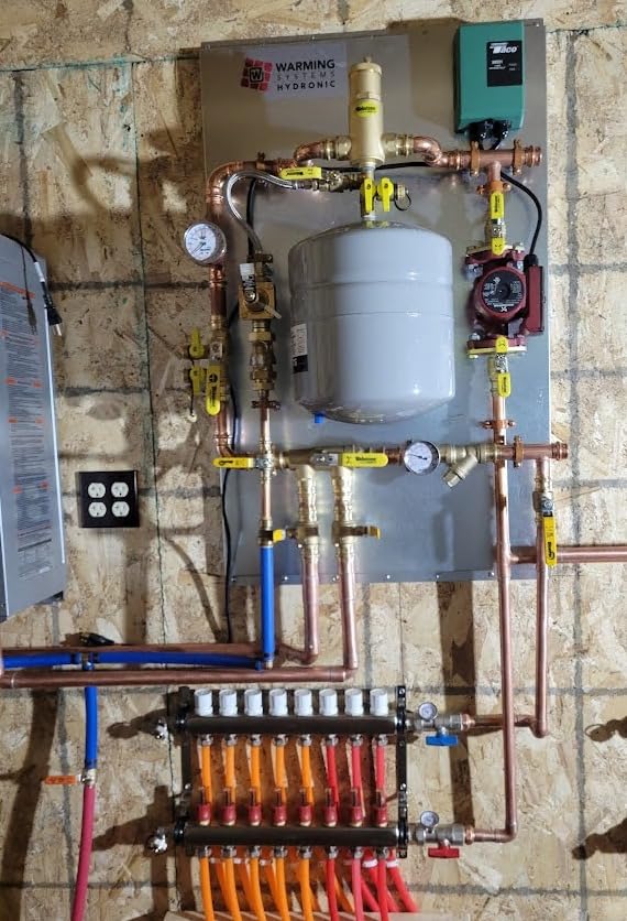 Hydronic Radiant Heat Control Panel 2 Zone - All Components Needed Assembled, Connect to Boiler and Manifold, Heated Floors, Radiant Heat, Includes Expansion Tank, Pumps, Air Separator, and more Customer Review Hydronic Radiant Heat Control Panel 2 Zone - All Components Needed Assembled, Connect to Boiler and Manifold, Heated Floors, Radiant Heat, Includes Expansion Tank, Pumps, Air Separator, and more - Customer Photo 3