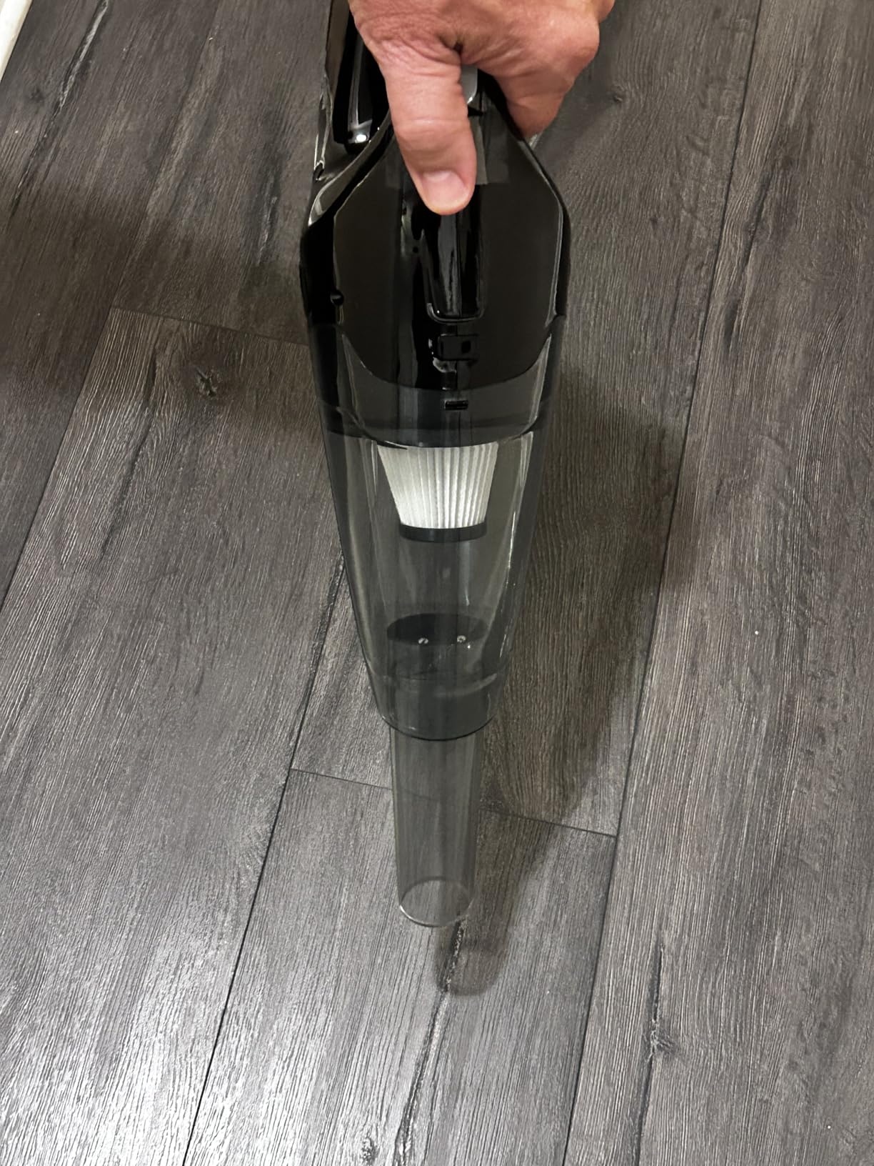 Handheld Vacuum Cordless Rechargeable 3-in-1, Car Vacuum Portable Cordless with USB Charge, Hand Vacuum with LED Light, HEPA Filter, 1.65LBs Lightweight Vacuum Cleaner for Dust, Pet Hair Customer Review Handheld Vacuum Cordless Rechargeable 3-in-1, Car Vacuum Portable Cordless with USB Charge, Hand Vacuum with LED Light, HEPA Filter, 1.65LBs Lightweight Vacuum Cleaner for Dust, Pet Hair - Customer Photo 2