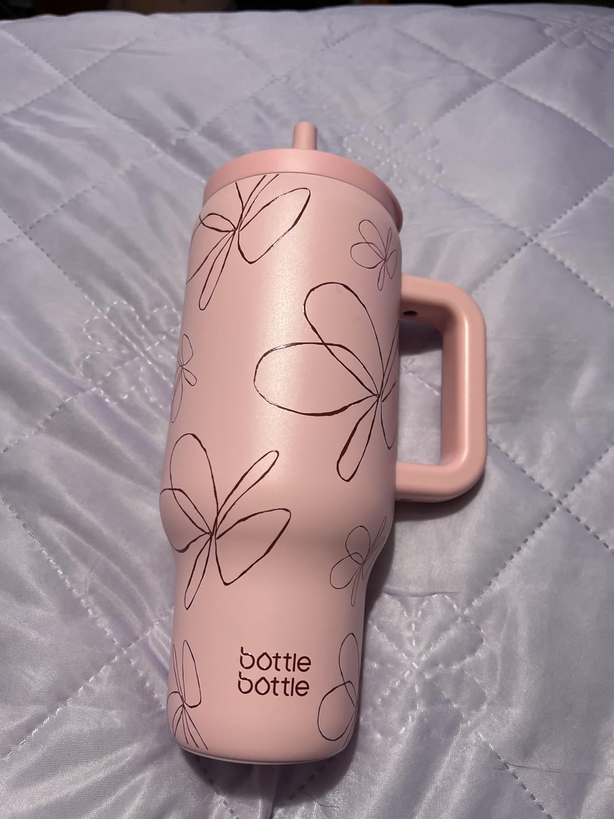 BOTTLE BOTTLE 30 oz Tumbler with Lid and Straw, Stainless Steel Travel Mug, Tumbler with handle, Water Bottle with straw for College Office, Gifts for Women Him Her (Skiing) Customer Review BOTTLE BOTTLE 30 oz Tumbler with Lid and Straw, Stainless Steel Travel Mug, Tumbler with handle, Water Bottle with straw for College Office, Gifts for Women Him Her (Skiing) - Customer Photo 2