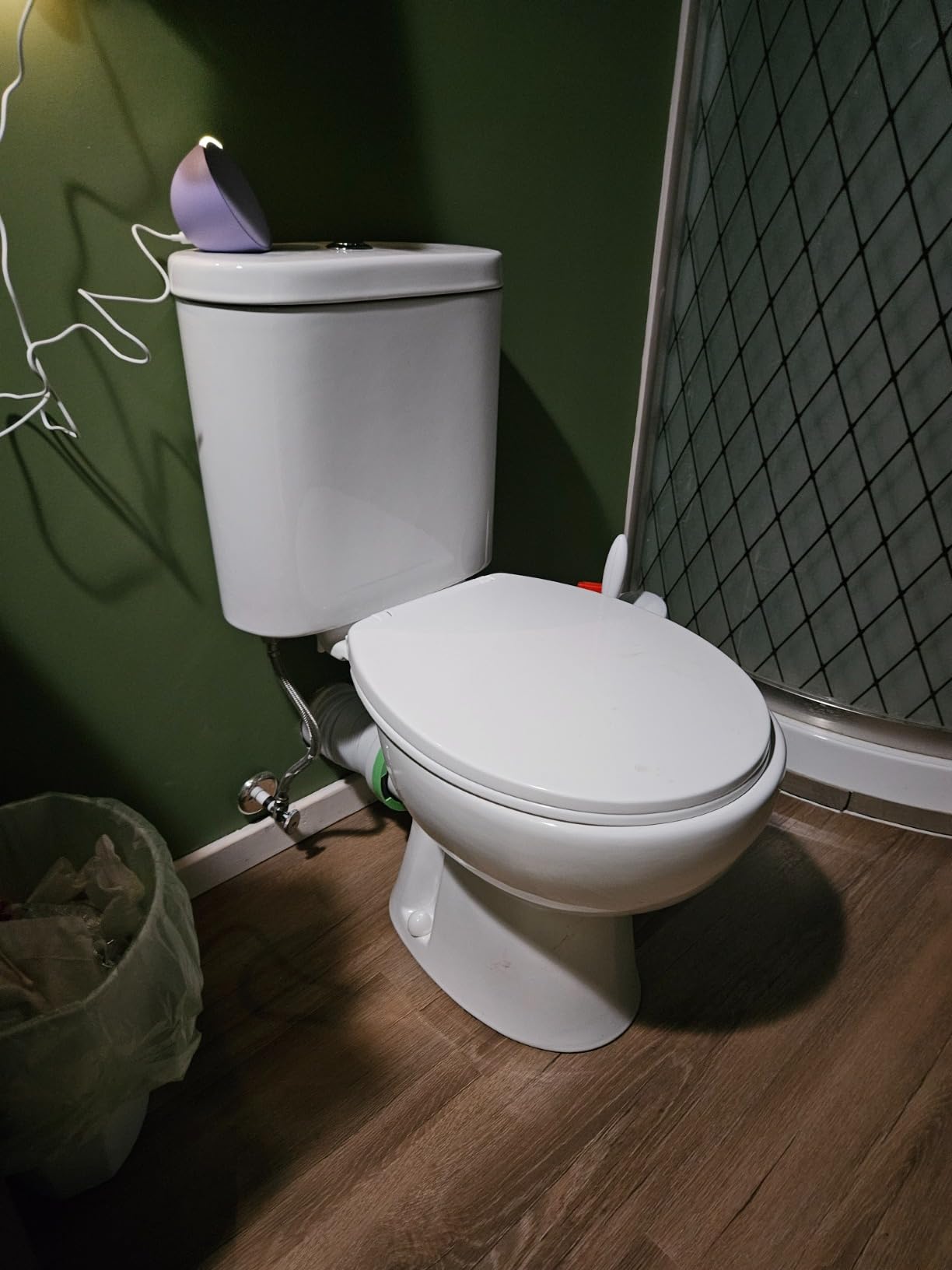 Simple Project 750W Macerating Toilet System - Dual Flush, Upflush Toilet for Basement with 4 Water Inlet & Attics, Dual Flush Toilets with Macerator Pump, Quiet Operation, Space Saving Customer Review Simple Project 750W Macerating Toilet System - Dual Flush, Upflush Toilet for Basement with 4 Water Inlet & Attics, Dual Flush Toilets with Macerator Pump, Quiet Operation, Space Saving - Customer Photo 1