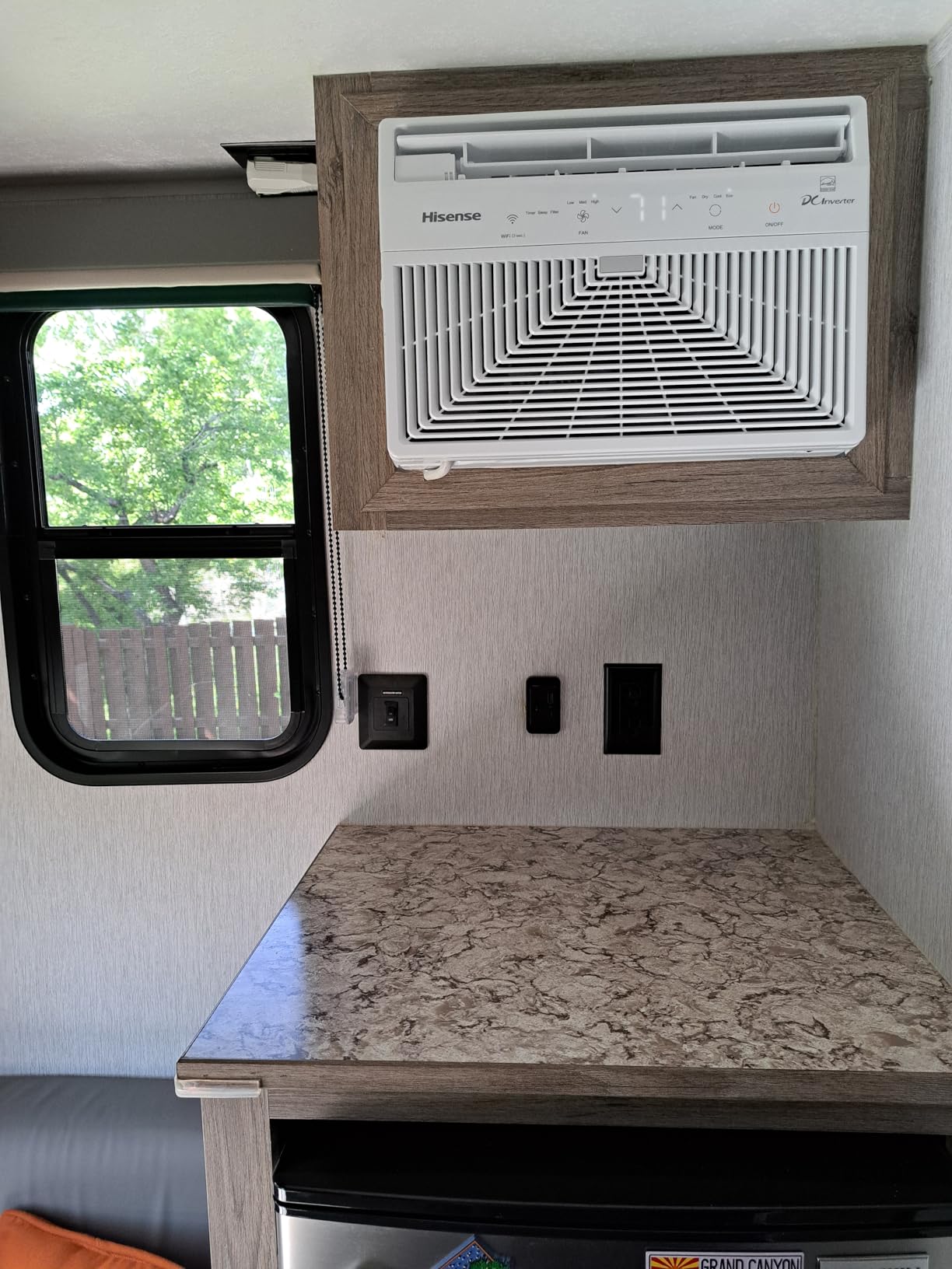 Hisense 5,000 BTU Window Air Conditioner, Easy Installation,Ultra Quiet, Easy-to-install Window Kit Included, 2 Years Warranty Customer Review Hisense 5,000 BTU Window Air Conditioner, Easy Installation,Ultra Quiet, Easy-to-install Window Kit Included, 2 Years Warranty - Customer Photo 1