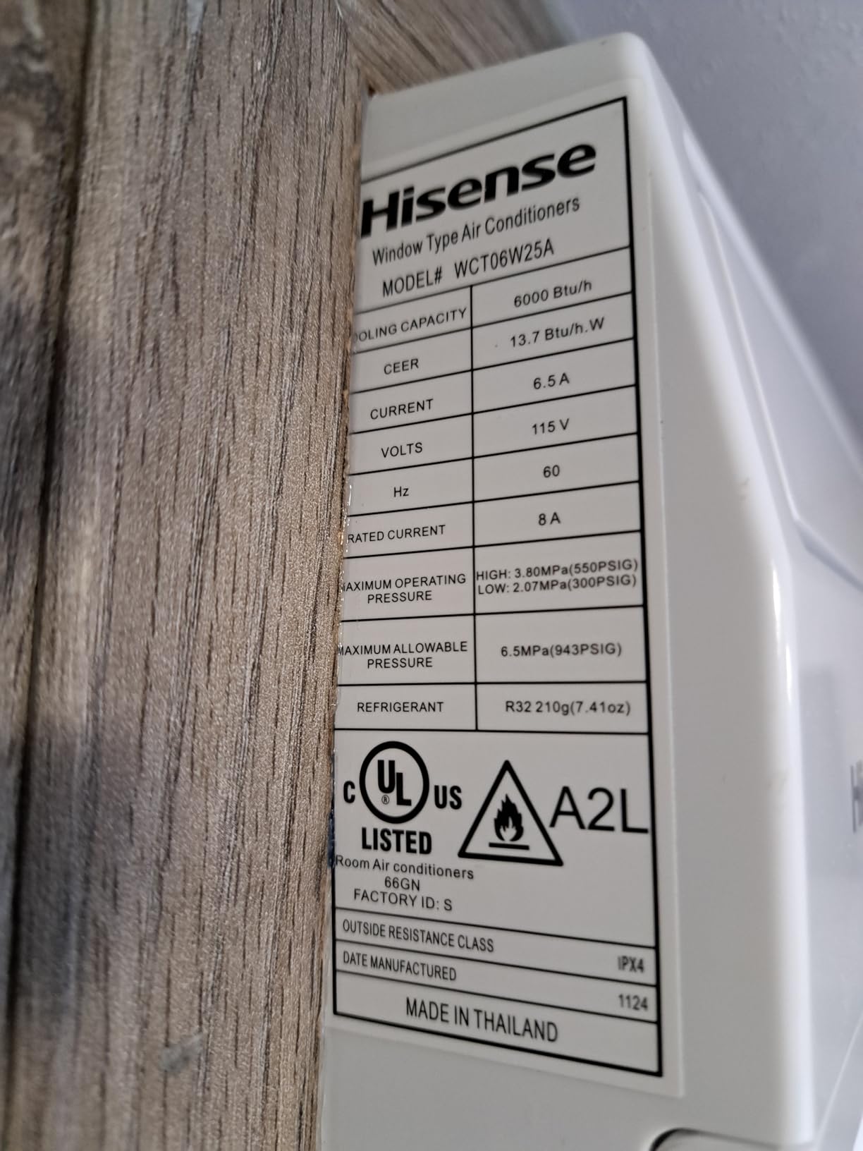 Hisense 5,000 BTU Window Air Conditioner, Easy Installation,Ultra Quiet, Easy-to-install Window Kit Included, 2 Years Warranty Customer Review Hisense 5,000 BTU Window Air Conditioner, Easy Installation,Ultra Quiet, Easy-to-install Window Kit Included, 2 Years Warranty - Customer Photo 4