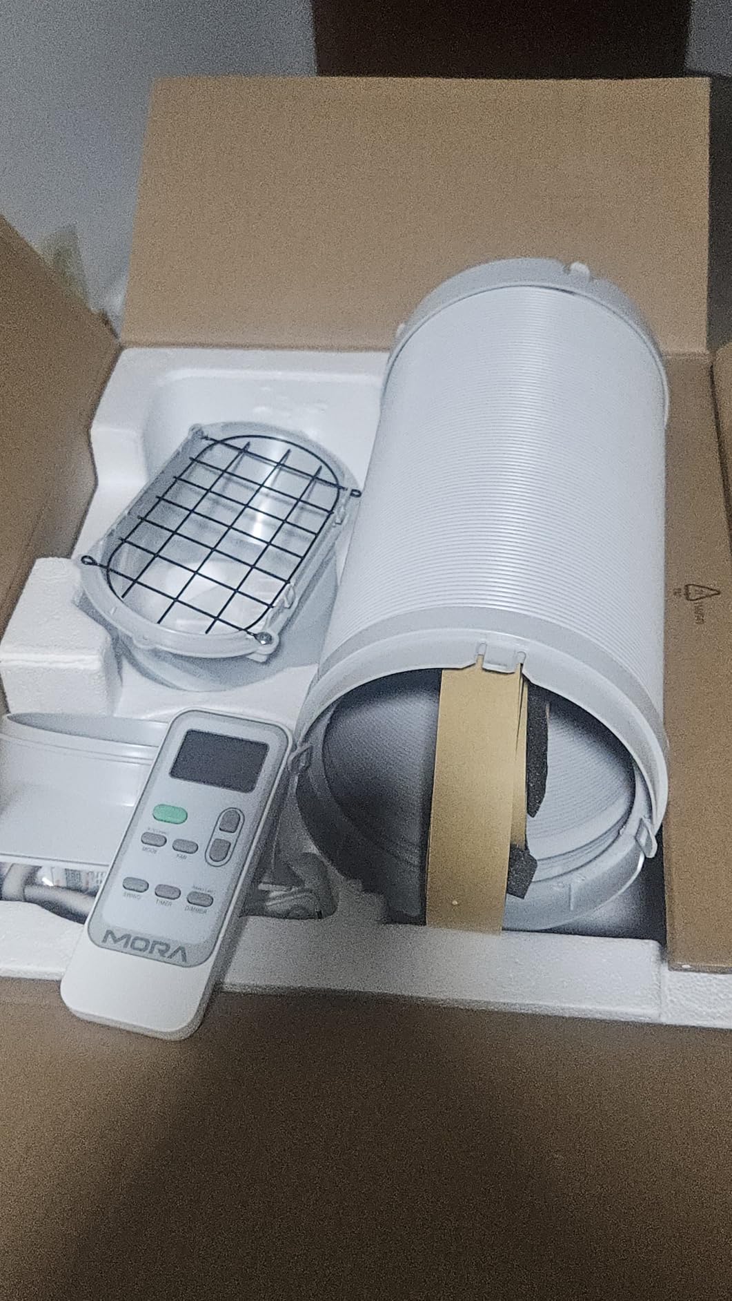 Mora by Hisense Smart 7,000 BTU (DOE), 10,300 BTU (ASHRAE), 300 SF Portable AC, 3 Operating Modes (Cool, Dry, Fan), Remote and Window Vent Installation Kit Included, Google Home & Alexa Support Customer Review Mora by Hisense Smart 7,000 BTU (DOE), 10,300 BTU (ASHRAE), 300 SF Portable AC, 3 Operating Modes (Cool, Dry, Fan), Remote and Window Vent Installation Kit Included, Google Home & Alexa Support - Customer Photo 1