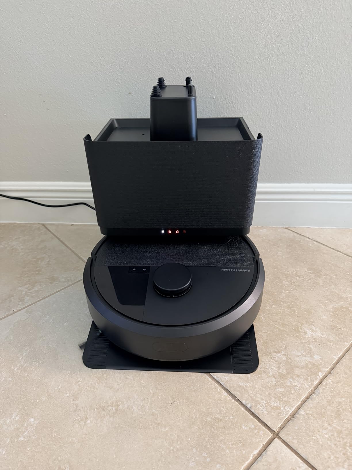 iRobot Roomba Plus 405 (G181) Combo Robot Vacuum & Mop with AutoWash Dock - Amazon Exclusive, Dual Spinning Mop Pads, Self-Empties for 75 Days, Intense Suction, Pad Washing & Drying, Pad-Lift, LiDAR Customer Review iRobot Roomba Plus 405 (G181) Combo Robot Vacuum & Mop with AutoWash Dock - Amazon Exclusive, Dual Spinning Mop Pads, Self-Empties for 75 Days, Intense Suction, Pad Washing & Drying, Pad-Lift, LiDAR - Customer Photo 1