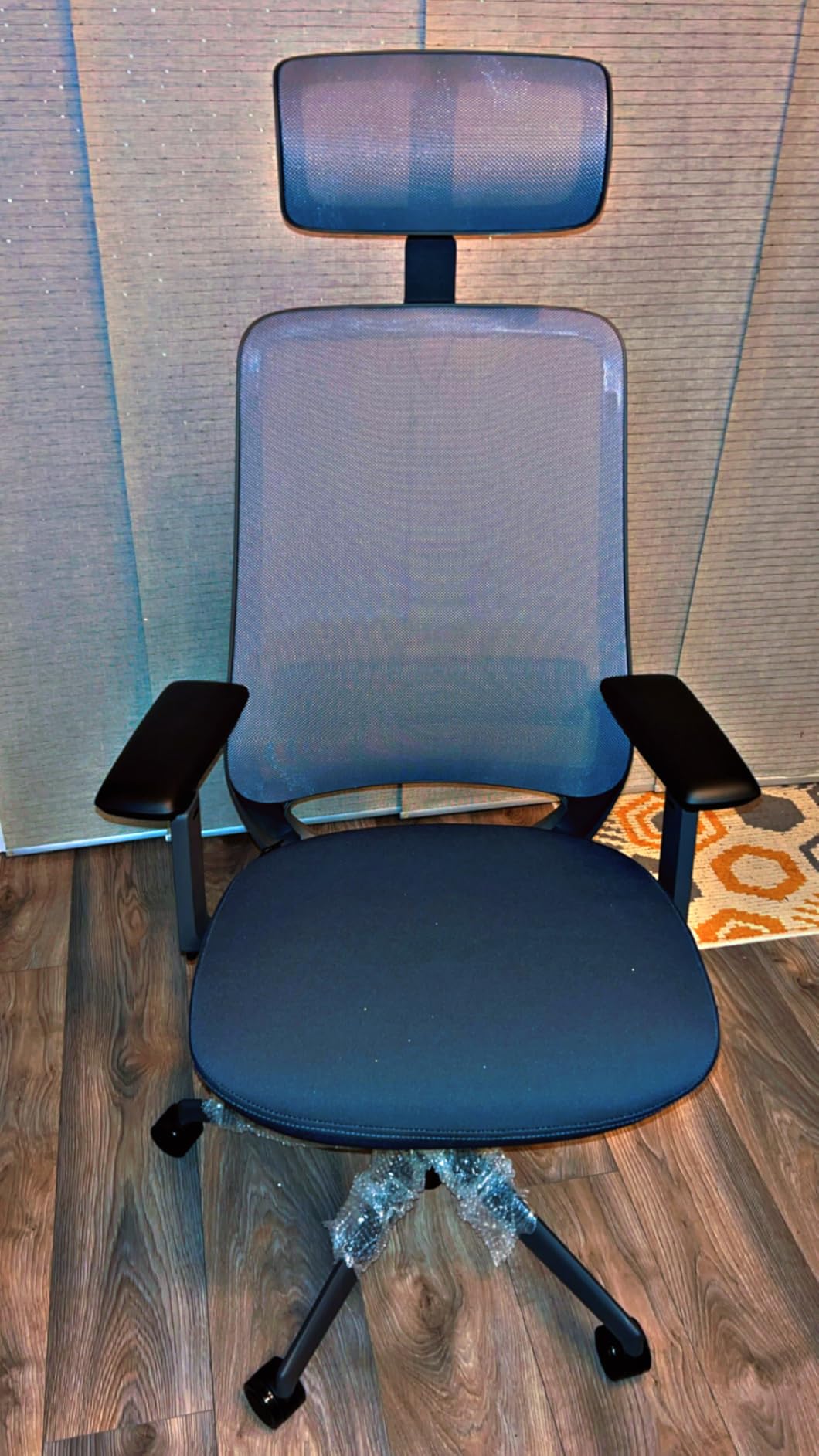 COLAMY Ergonomic Office Chair, High Back Computer Executive Desk Chair with Lumbar Support, Adjustable Headrest and 4D Arms, Slide Seat-BlackGrey Customer Review COLAMY Ergonomic Office Chair, High Back Computer Executive Desk Chair with Lumbar Support, Adjustable Headrest and 4D Arms, Slide Seat-BlackGrey - Customer Photo 2