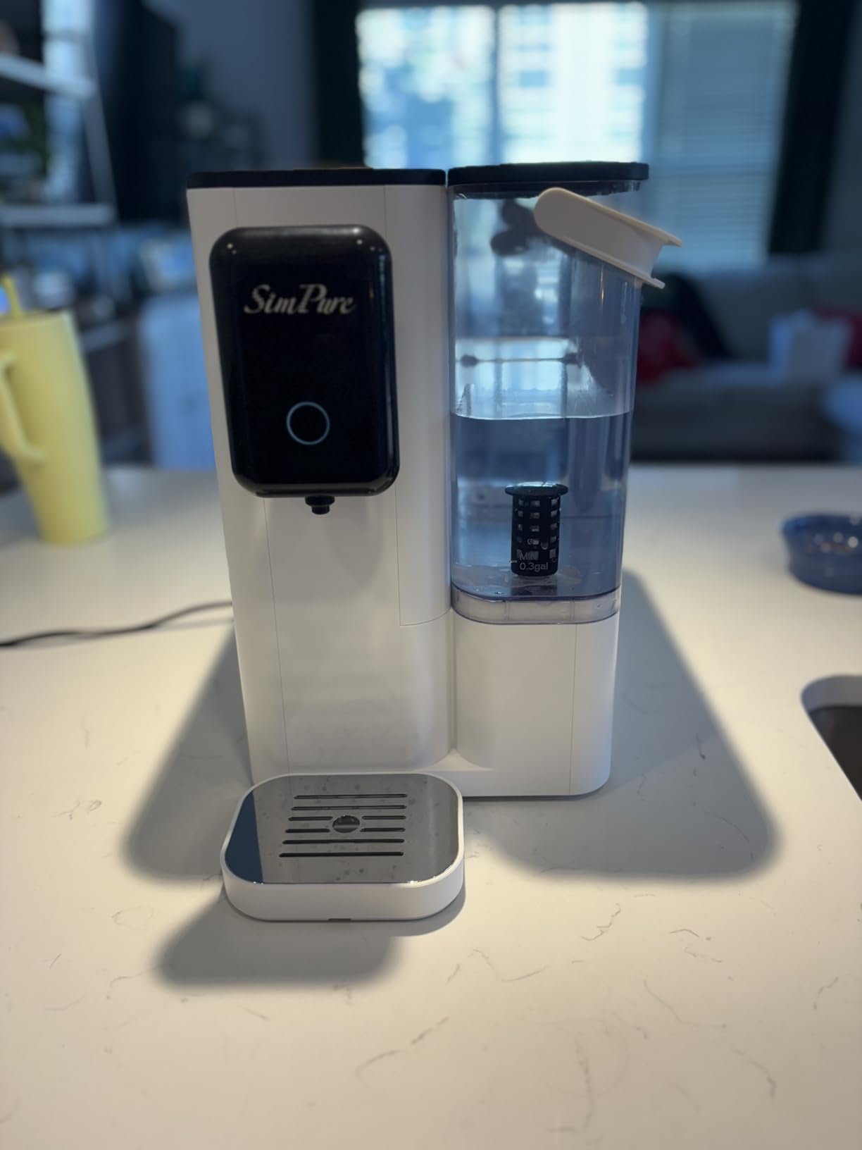 SimPure Y9A Countertop Reverse Osmosis Water Filter, Alkaline Remineralization 300 GPD 6 Stage Purification, RO Water Filtration System, Super Fast Filtering Portable Water Purifier Customer Review SimPure Y9A Countertop Reverse Osmosis Water Filter, Alkaline Remineralization 300 GPD 6 Stage Purification, RO Water Filtration System, Super Fast Filtering Portable Water Purifier - Customer Photo 2