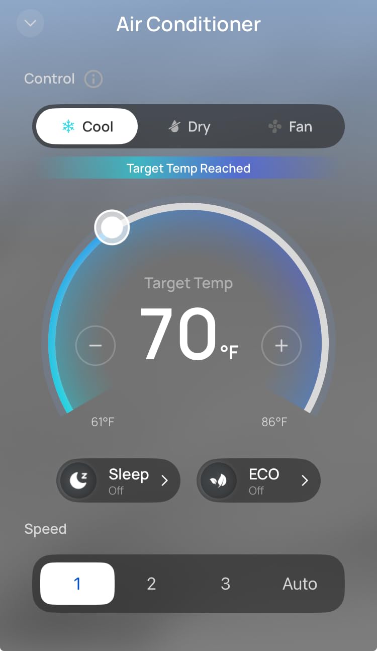 Dreo Portable Air Conditioners, 8000 BTU ASHRAE (5000 BTU DOE) Smart AC Unit for Bedroom with Drainage-free Cooling, 45dB Quiet, APP/Voice/Remote, Portable AC for Room Indoors, AC318S Customer Review Dreo Portable Air Conditioners, 8000 BTU ASHRAE (5000 BTU DOE) Smart AC Unit for Bedroom with Drainage-free Cooling, 45dB Quiet, APP/Voice/Remote, Portable AC for Room Indoors, AC318S - Customer Photo 1