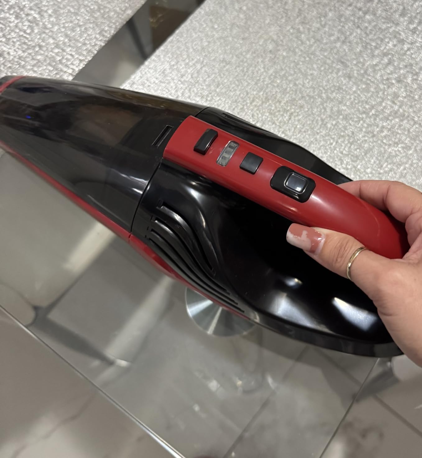 Pet Hair Handheld Vacuum Cordless, Car Vacuum Rechargeable with Reusable Filters, Motorized Brush and Multi-Accessories for Carpet, Couch & Stairs, Red, 17.0 Pet Hair Handheld Vacuum Cordless, Car Vacuum Rechargeable with Reusable Filters, Motorized Brush and Multi-Accessories for Carpet, Couch & Stairs, Red, 17.0