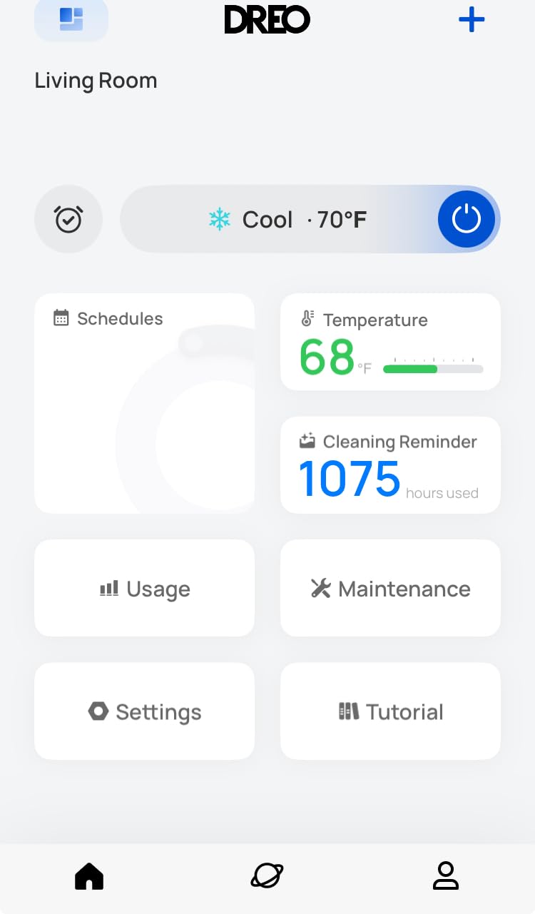 Dreo Portable Air Conditioners, 10,000 BTU Air Conditioner for Bedroom with Drainage-free Cooling, 45dB Quiet, APP/Voice/Remote, 24h Timer with Fan & Dehumidifier, Smart AC Unit for Room Indoors Customer Review Dreo Portable Air Conditioners, 10,000 BTU Air Conditioner for Bedroom with Drainage-free Cooling, 45dB Quiet, APP/Voice/Remote, 24h Timer with Fan & Dehumidifier, Smart AC Unit for Room Indoors - Customer Photo 1