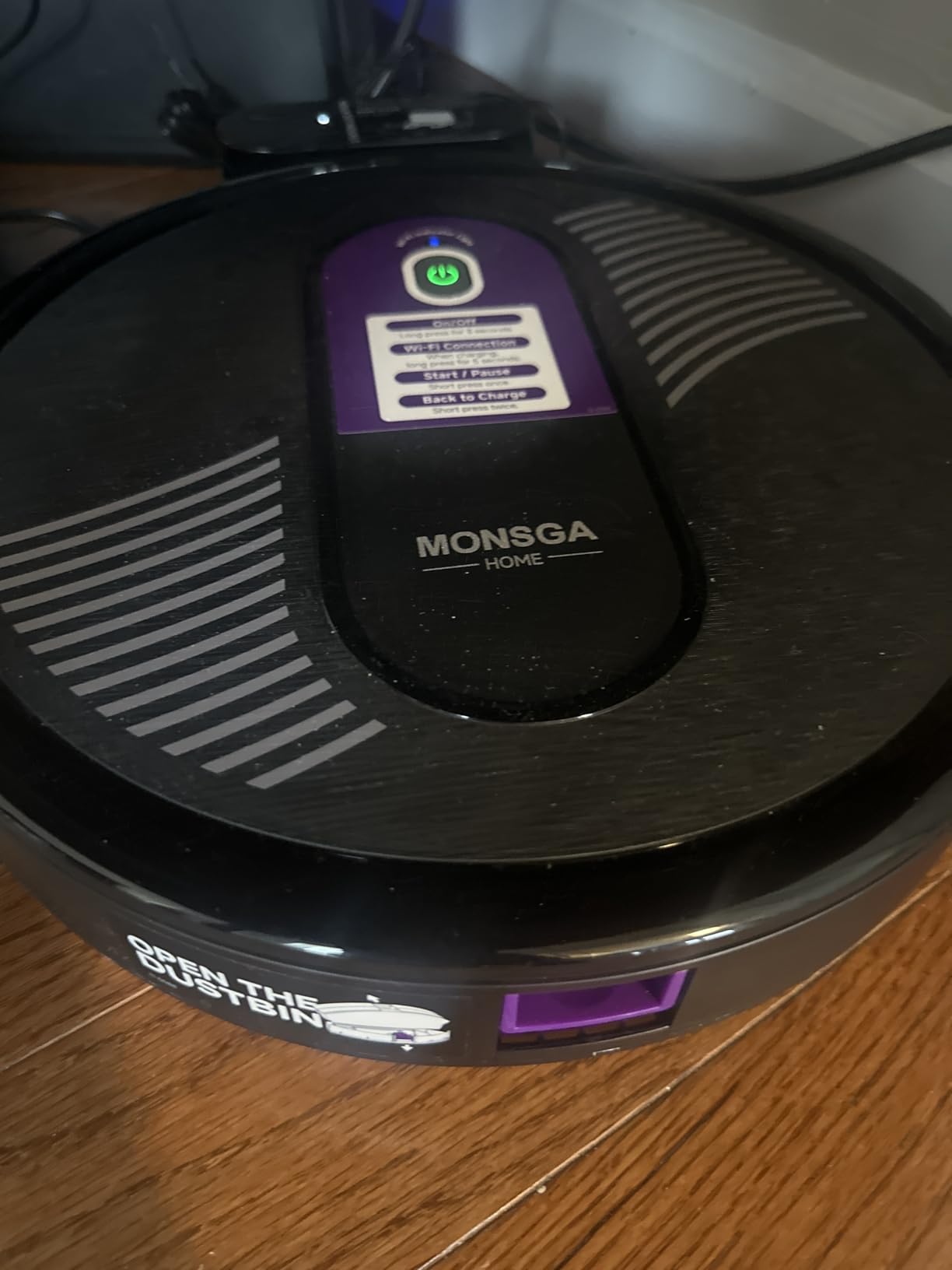MONSGA Robot Vacuum Cleaner, 3000Pa Powerful Suction Robotic Vacuum, 3.2 MONSGA Robot Vacuum Cleaner, 3000Pa Powerful Suction Robotic Vacuum, 3.2