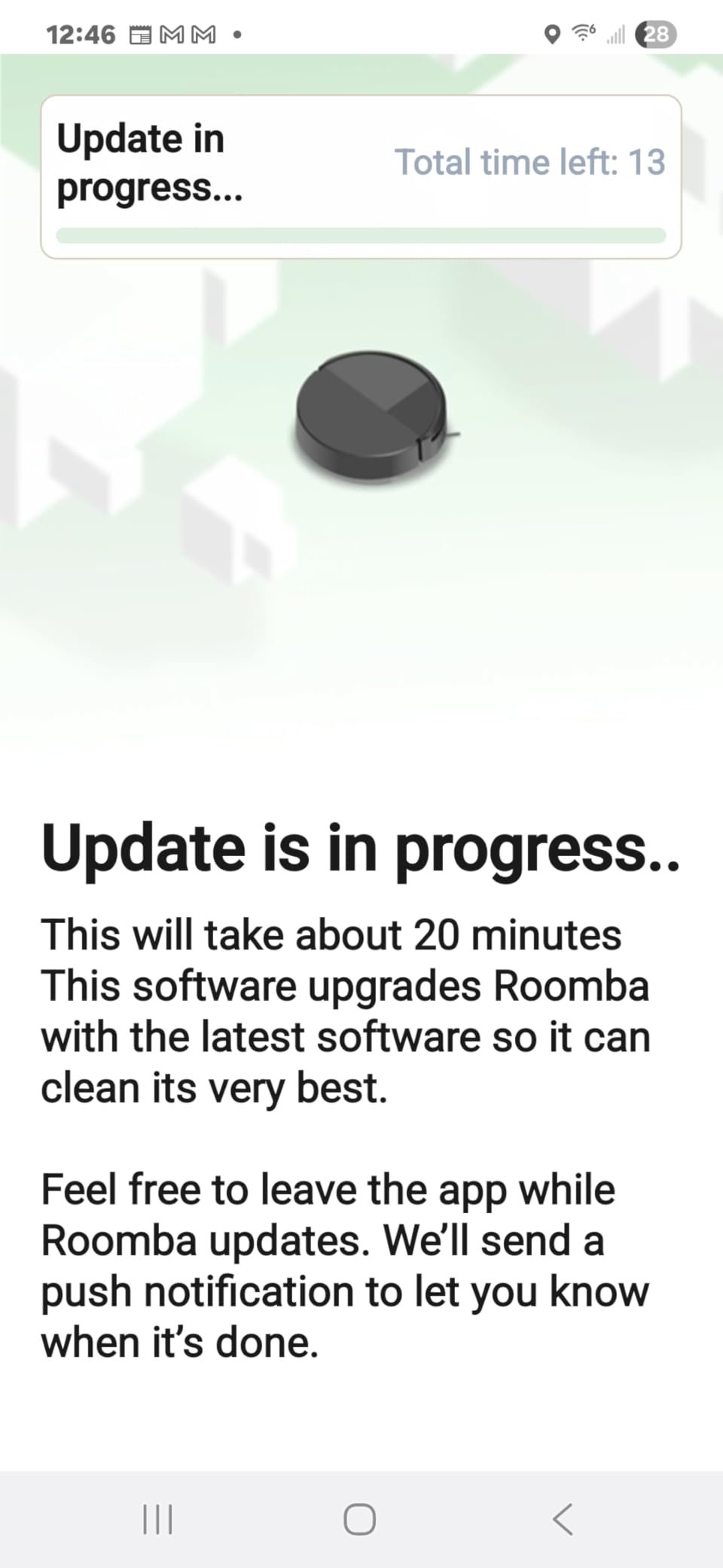 iRobot Roomba 104 Vac Robot Vacuum - Amazon Exclusive, Easy to use, Intense Power-Lifting Suction, LiDAR Navigation, Multi-Surface Cleaning, Cleans in Neat Rows, Self-Charging Customer Review iRobot Roomba 104 Vac Robot Vacuum - Amazon Exclusive, Easy to use, Intense Power-Lifting Suction, LiDAR Navigation, Multi-Surface Cleaning, Cleans in Neat Rows, Self-Charging - Customer Photo 1