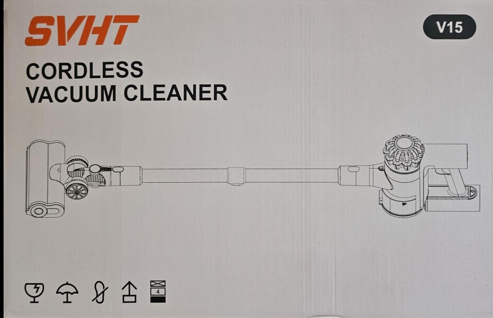 V15 Cordless Vacuum Cleaner, 45Mins Powerful Vacuum Cleaners for Home, Lightweight Stick Vacuum with Advanced Green Light Tech, Rechargeable Battery Vacuum for Carpet,Pet Hair,Hardwood Floor - Customer Photo 2