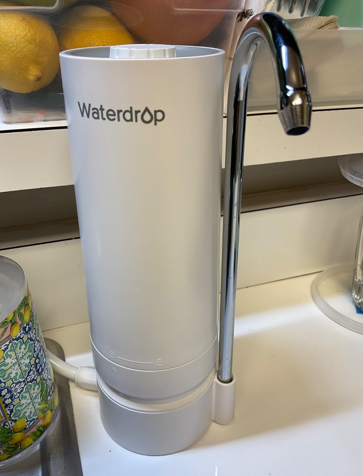 Waterdrop Water Filter for Sink Faucet, NSF/ANSI 42 Certified Countertop Water Filter System, 5-Stage Stainless Steel Faucet, 16000 Gallons, Reduces Heavy Metals and 99% Chlorine, WD-CTF-01(2 Filter) Customer Review Waterdrop Water Filter for Sink Faucet, NSF/ANSI 42 Certified Countertop Water Filter System, 5-Stage Stainless Steel Faucet, 16000 Gallons, Reduces Heavy Metals and 99% Chlorine, WD-CTF-01(2 Filter) - Customer Photo 2