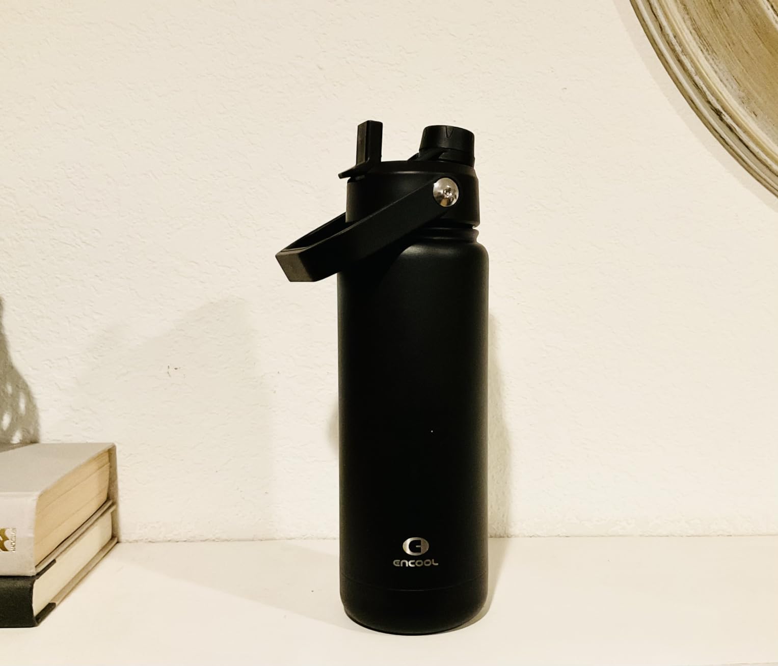 Insulated Water Bottle with Straw - Encool Stainless Steel Water Bottle, Leak-Proof, BPA-Free, Double Wall Vacuum Keeps Cold for 24 Hours for Sports, Travel, School (26 oz, Cotton Candy) Customer Review Insulated Water Bottle with Straw - Encool Stainless Steel Water Bottle, Leak-Proof, BPA-Free, Double Wall Vacuum Keeps Cold for 24 Hours for Sports, Travel, School (26 oz, Cotton Candy) - Customer Photo 2