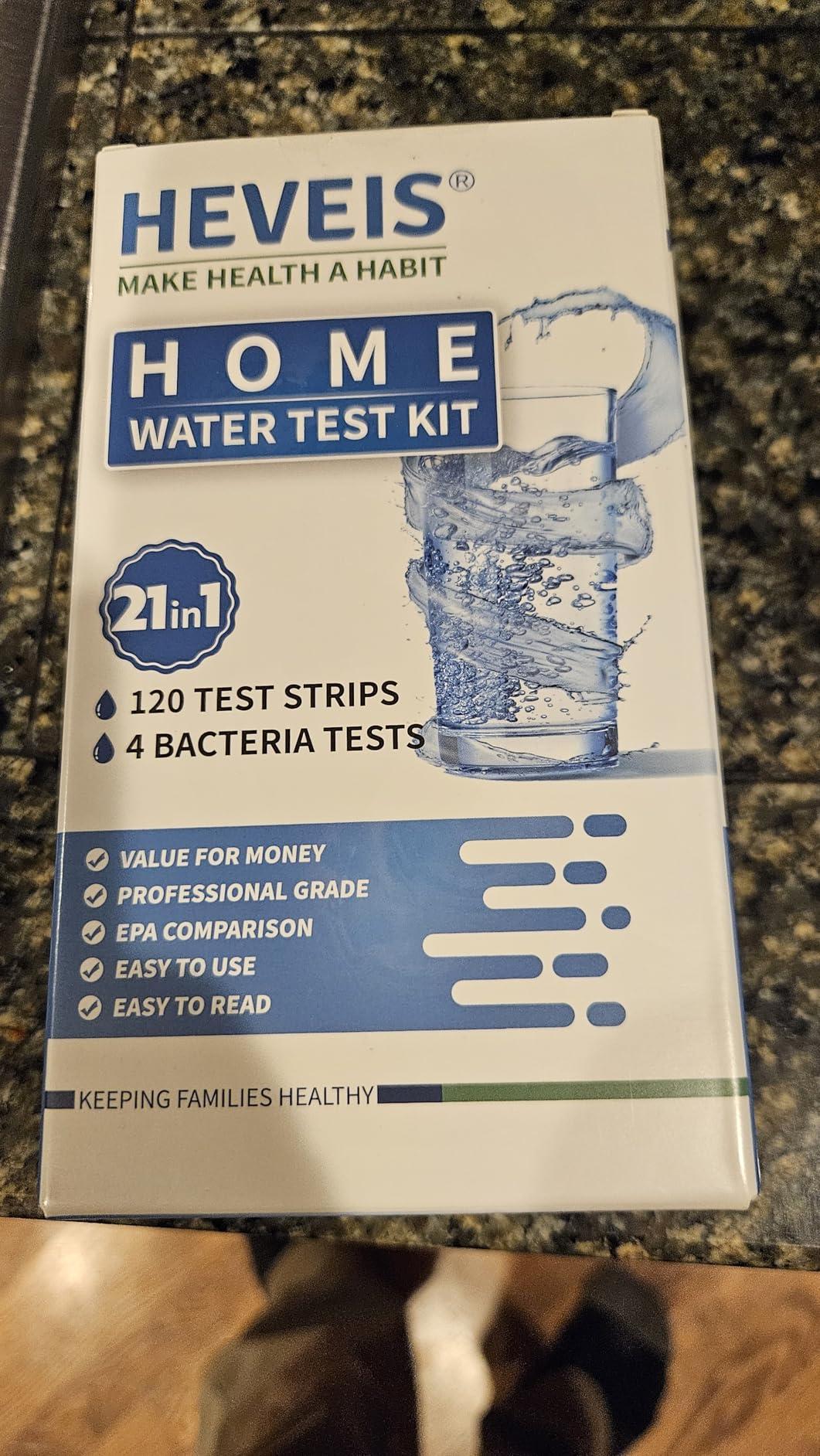 21-in-1 Home Drinking Water Testing Kit - 120 Strips + 4 Bacteria Tests - Tap and Well Water Test Kit, Easy to Test and Read for Hardness, Lead, Iron, Fluoride, pH, Copper, Bacteria and More Customer Review 21-in-1 Home Drinking Water Testing Kit - 120 Strips + 4 Bacteria Tests - Tap and Well Water Test Kit, Easy to Test and Read for Hardness, Lead, Iron, Fluoride, pH, Copper, Bacteria and More - Customer Photo 2