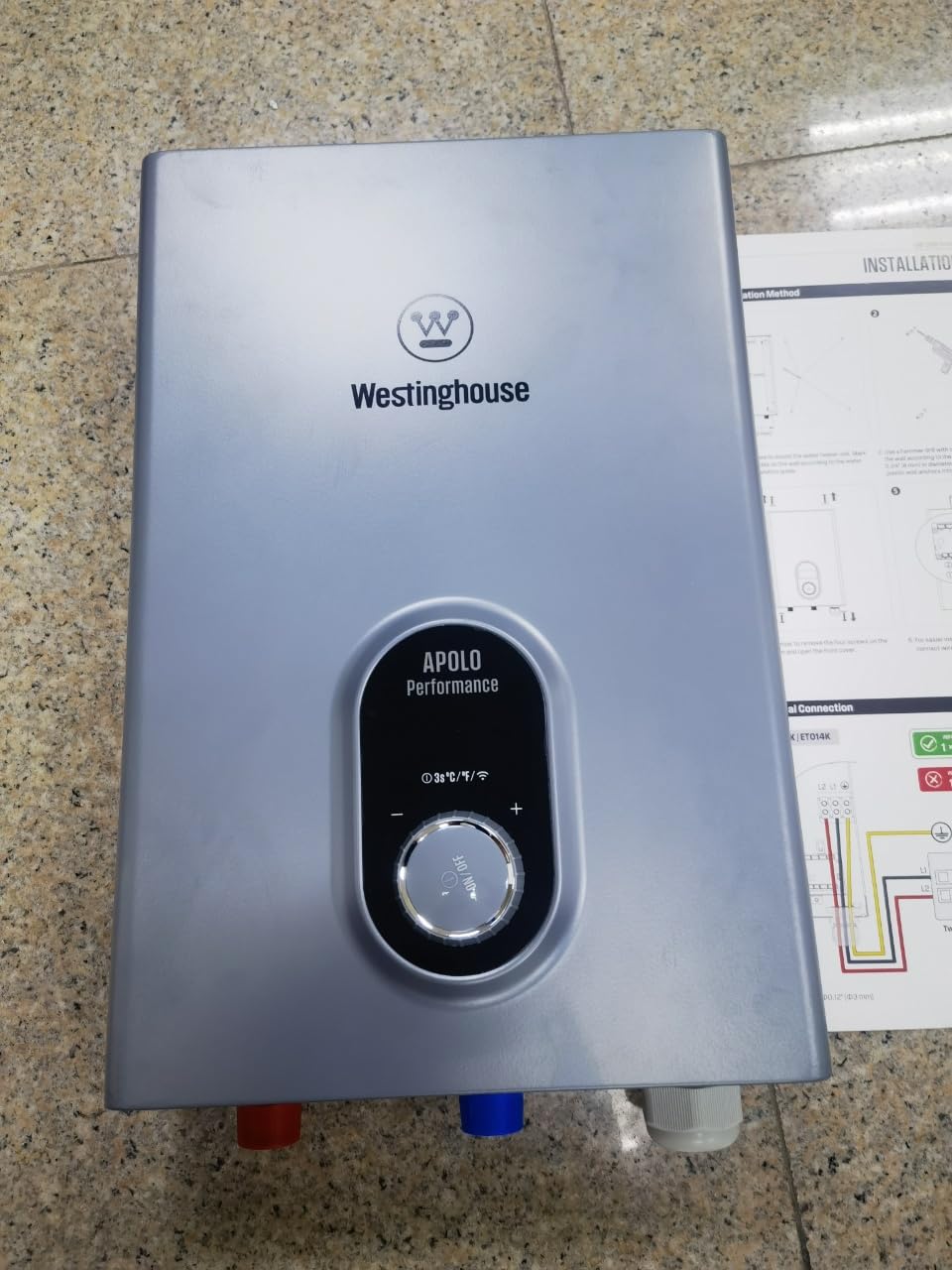Westinghouse 27kW 240V Electric Tankless Water Heater, Instant Hot Water Heater, On Demand Hot Water, Smart WiFi Control, Compatible with Alexa & Google Home, (APOLO-27kw) Customer Review Westinghouse 27kW 240V Electric Tankless Water Heater, Instant Hot Water Heater, On Demand Hot Water, Smart WiFi Control, Compatible with Alexa & Google Home, (APOLO-27kw) - Customer Photo 1