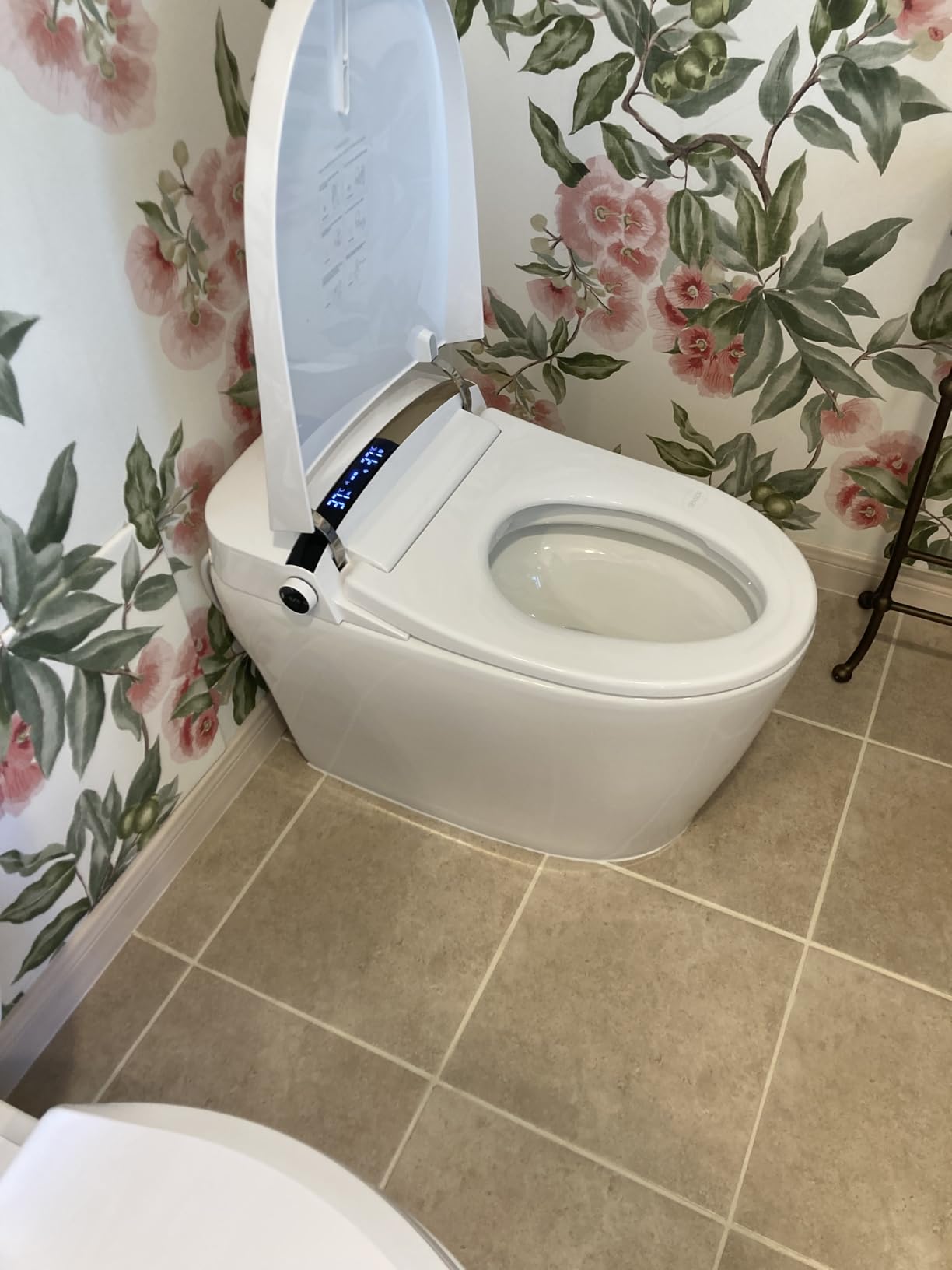 Macerating Toilet System Kit, Upflush Toilet with Pump For Basement, 4 in 1 Macerator Pump for Sink/Kitchen/Shower/Laundry/Bathtub Wastewater Lifting, Up to 23ft/230ft, 17.7inch Elongated Bowl Customer Review Macerating Toilet System Kit, Upflush Toilet with Pump For Basement, 4 in 1 Macerator Pump for Sink/Kitchen/Shower/Laundry/Bathtub Wastewater Lifting, Up to 23ft/230ft, 17.7inch Elongated Bowl - Customer Photo 1