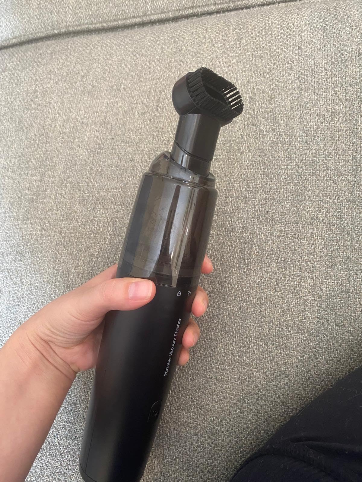 Handheld Vacuum Cordless, Car Vacuum Cleaner Portable with HEPA Filter, 2 Suction Modes, Mini Hand Held Vacuum Rechargeable for Car, Home, Pet Hair, Office, Desk, Keyboards (Black) Customer Review Handheld Vacuum Cordless, Car Vacuum Cleaner Portable with HEPA Filter, 2 Suction Modes, Mini Hand Held Vacuum Rechargeable for Car, Home, Pet Hair, Office, Desk, Keyboards (Black) - Customer Photo 1