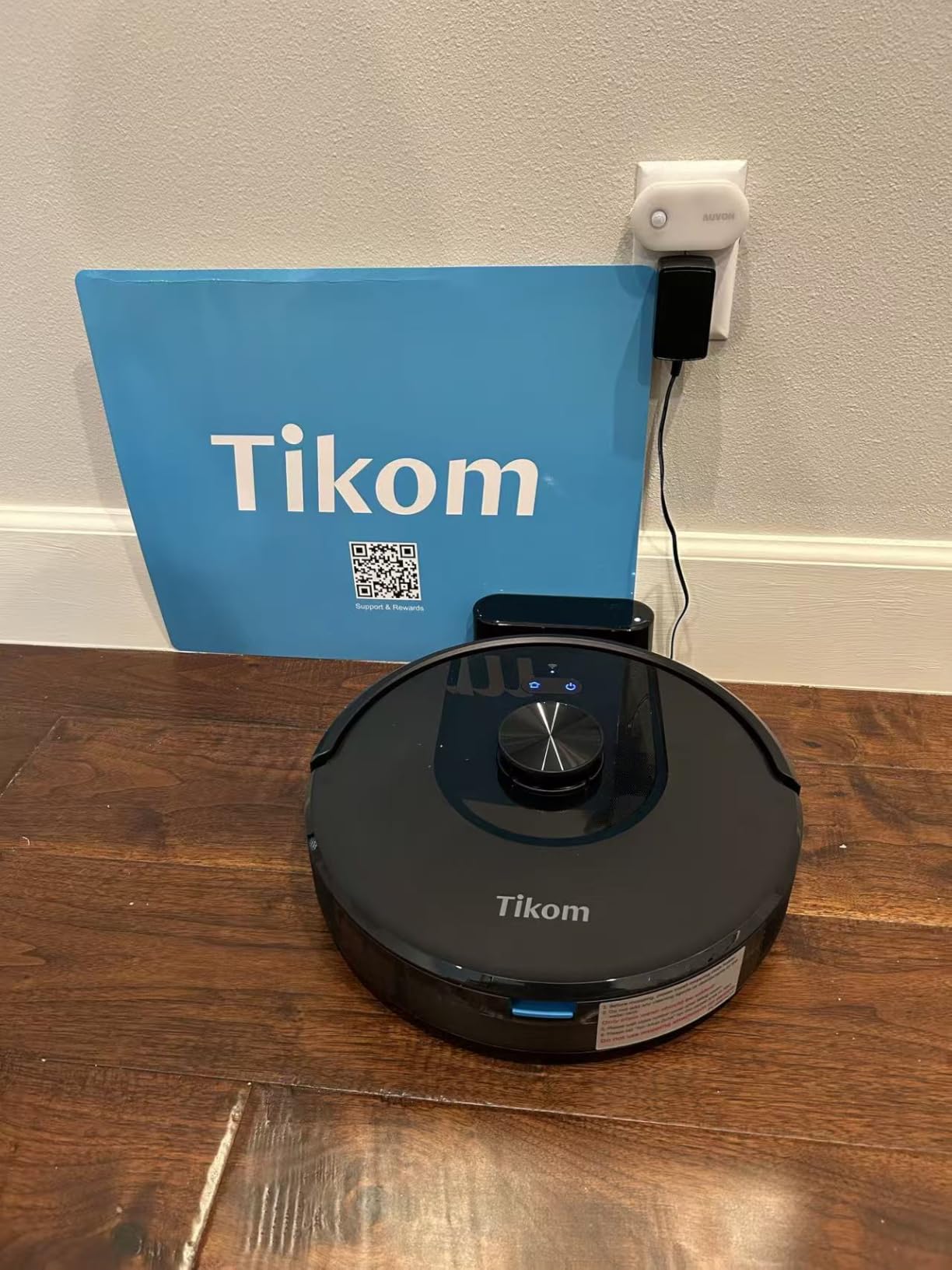 Tikom Robot Vacuum and Mop Combo, 6000 Pa Automatic Robotic Vacuum Cleaner, Smart Mapping, 150 Min Max, Ideal for Pet Hair, Hardfloors, Carpets, Home(L8000 Pro) Customer Review Tikom Robot Vacuum and Mop Combo, 6000 Pa Automatic Robotic Vacuum Cleaner, Smart Mapping, 150 Min Max, Ideal for Pet Hair, Hardfloors, Carpets, Home(L8000 Pro) - Customer Photo 1