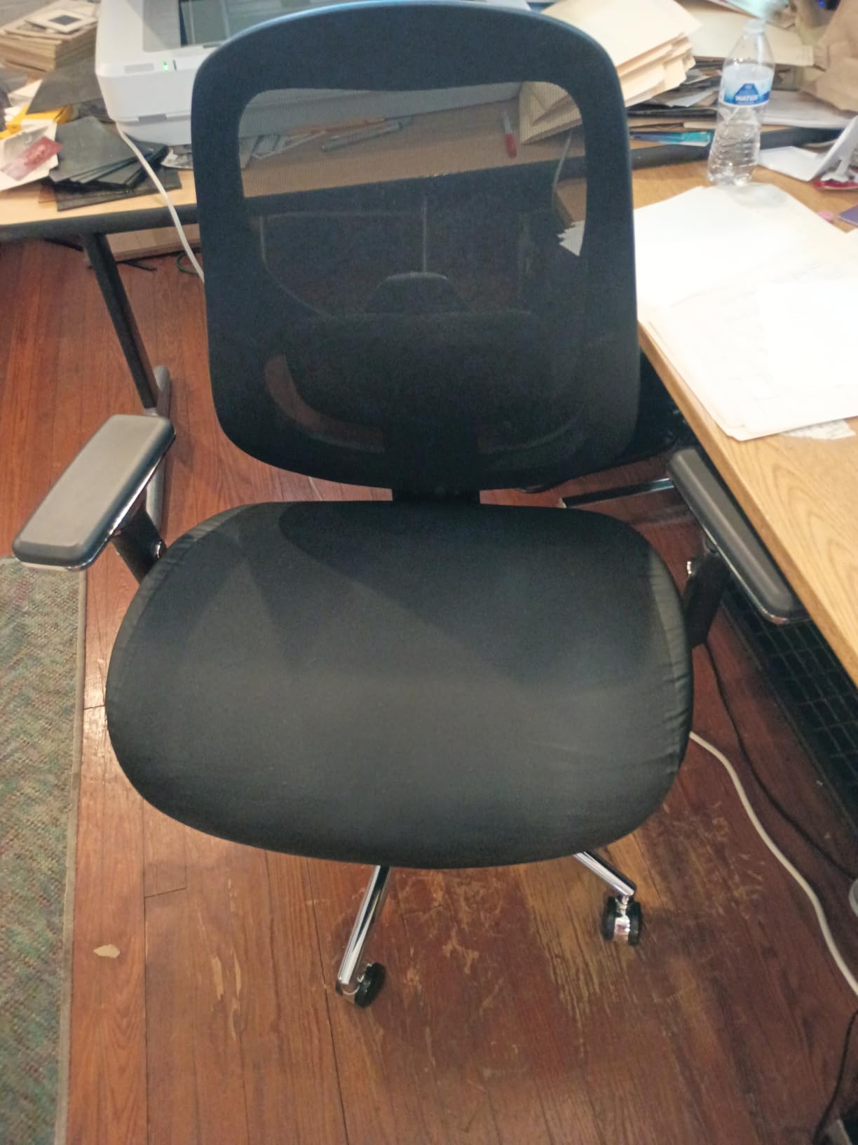 750lbs Big and Tall Office Chair with Wide Thick Seat Cushion for Heavy People Ergonomic Computer Mesh Desk Chairs with 4D Armrests, Adjustable Lumbar Support for Adults 8 Hours daliy Work Customer Review 750lbs Big and Tall Office Chair with Wide Thick Seat Cushion for Heavy People Ergonomic Computer Mesh Desk Chairs with 4D Armrests, Adjustable Lumbar Support for Adults 8 Hours daliy Work - Customer Photo 1